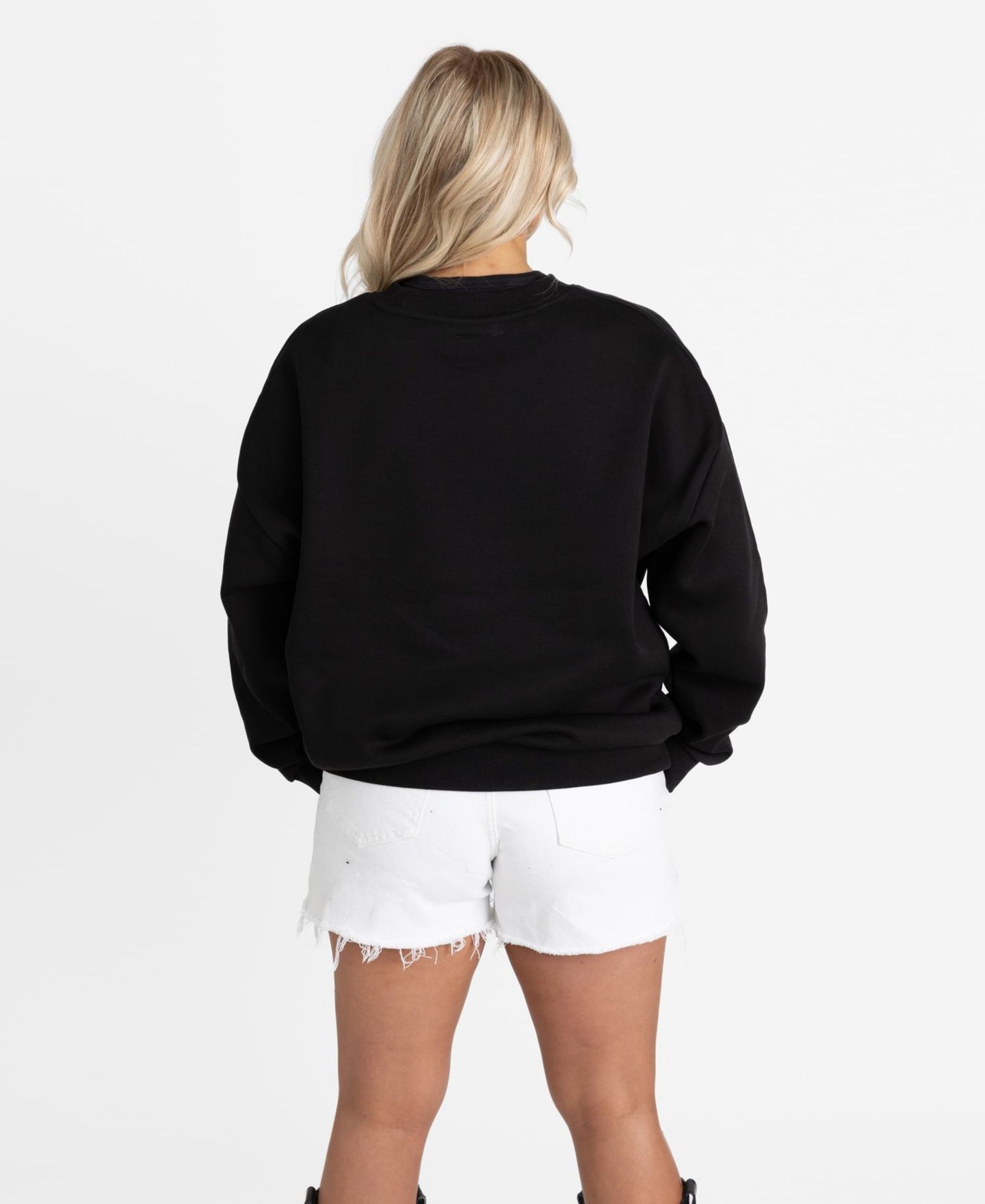 Женская толстовка Gameday Couture Black Nebraska Huskers Oversized Powerhouse Play Black Label Premium Fleece — фото 2