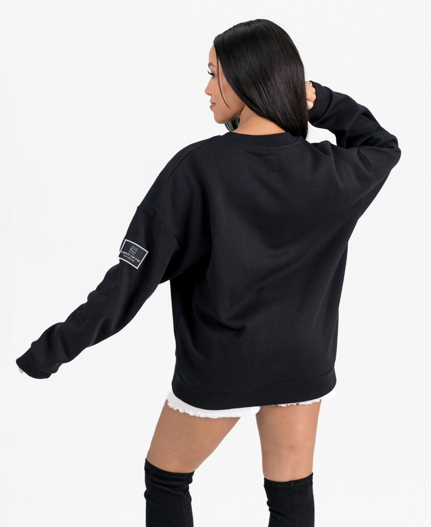 Женская толстовка Gameday Couture Black Las Vegas Raiders Powerhouse Play Premium Fleece — фото 2