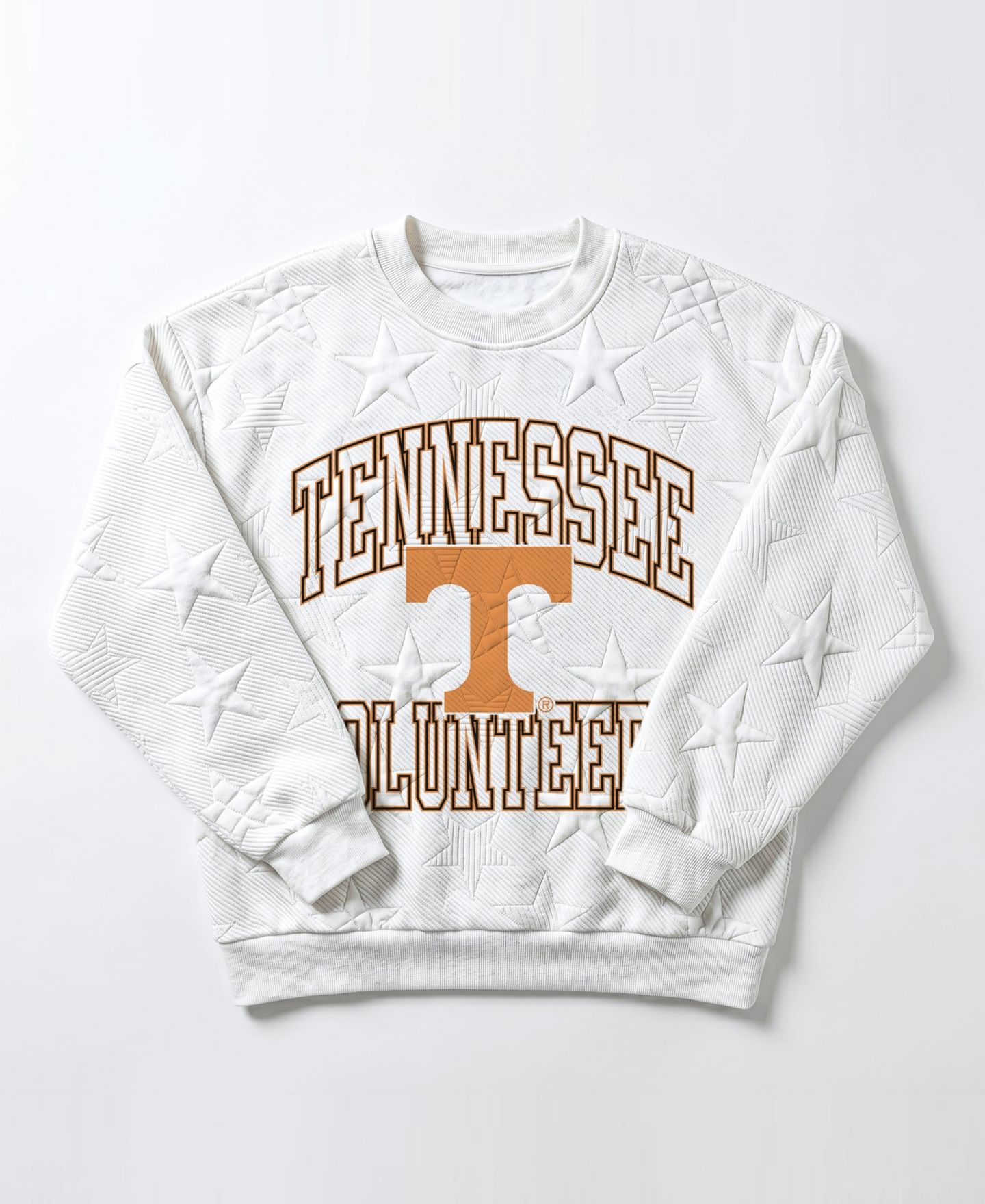 Женская толстовка Gameday Couture White Tennessee Volunteers Big Play Energy Tonal Star Embossed — фото 2