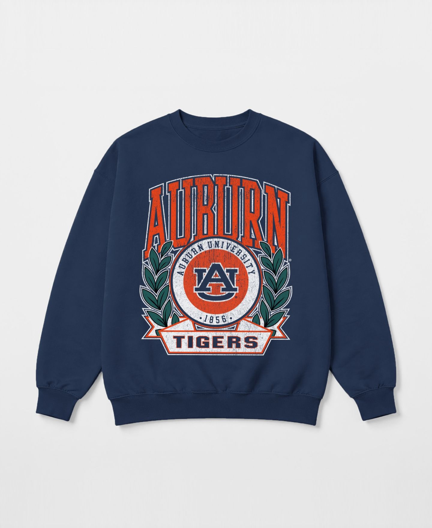 Женская толстовка Gameday Couture Navy Auburn Tigers Classic Archives Oversized Premium Fleece — фото 5