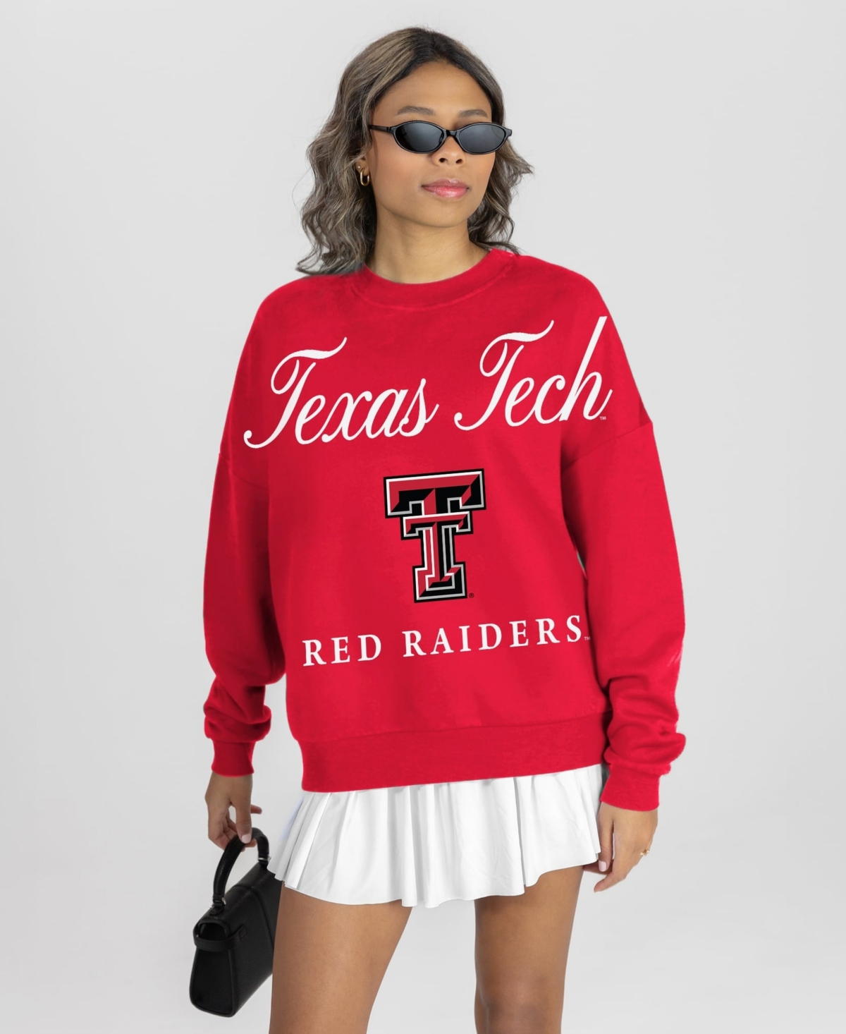Gameday Couture Women's Red Texas Tech Red Raiders Legacy Club Oversized Premium Fleece Sweatshirt - Red