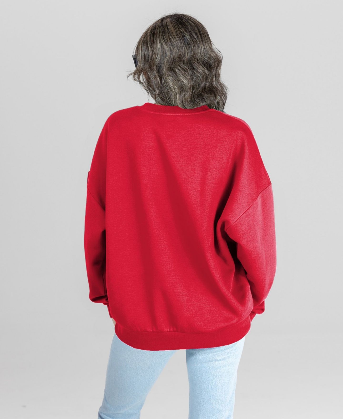 Женская толстовка Gameday Couture Red Kansas City Chiefs Legacy Club Premium Fleece Drop Shoulder Oversized — фото 2