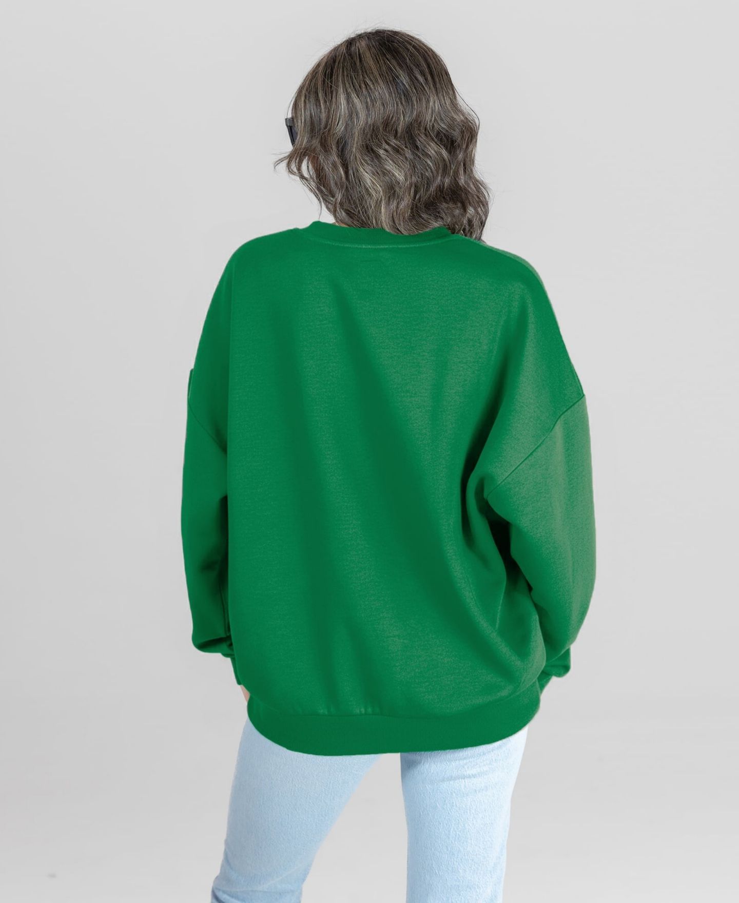Женская толстовка Gameday Couture Kelly Green Philadelphia Eagles Legacy Club Premium Fleece Drop Shoulder Oversized — фото 2