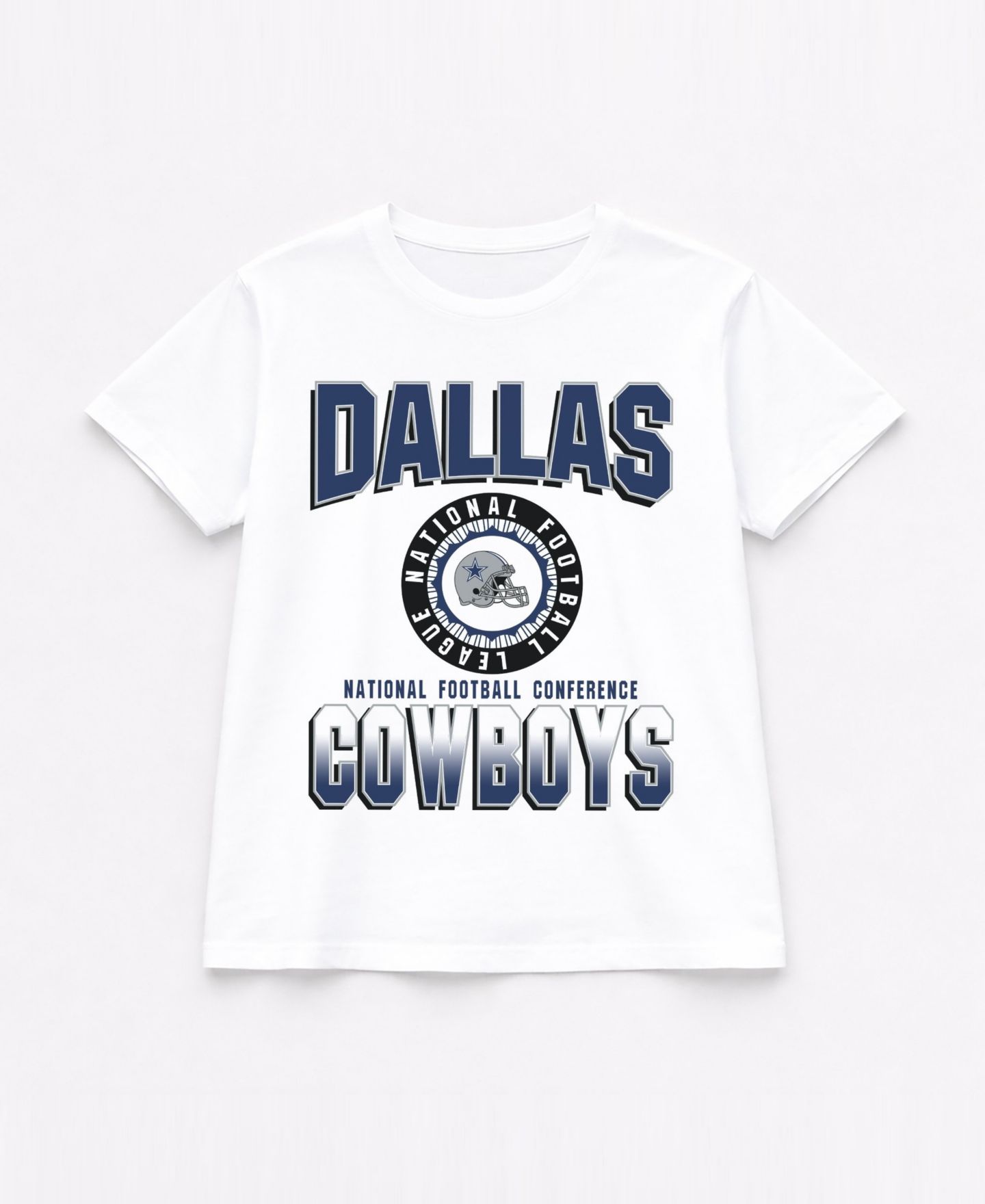 Женская футболка Gameday Couture White Dallas Cowboys Oversized All-Time Classic Flowy — фото 6