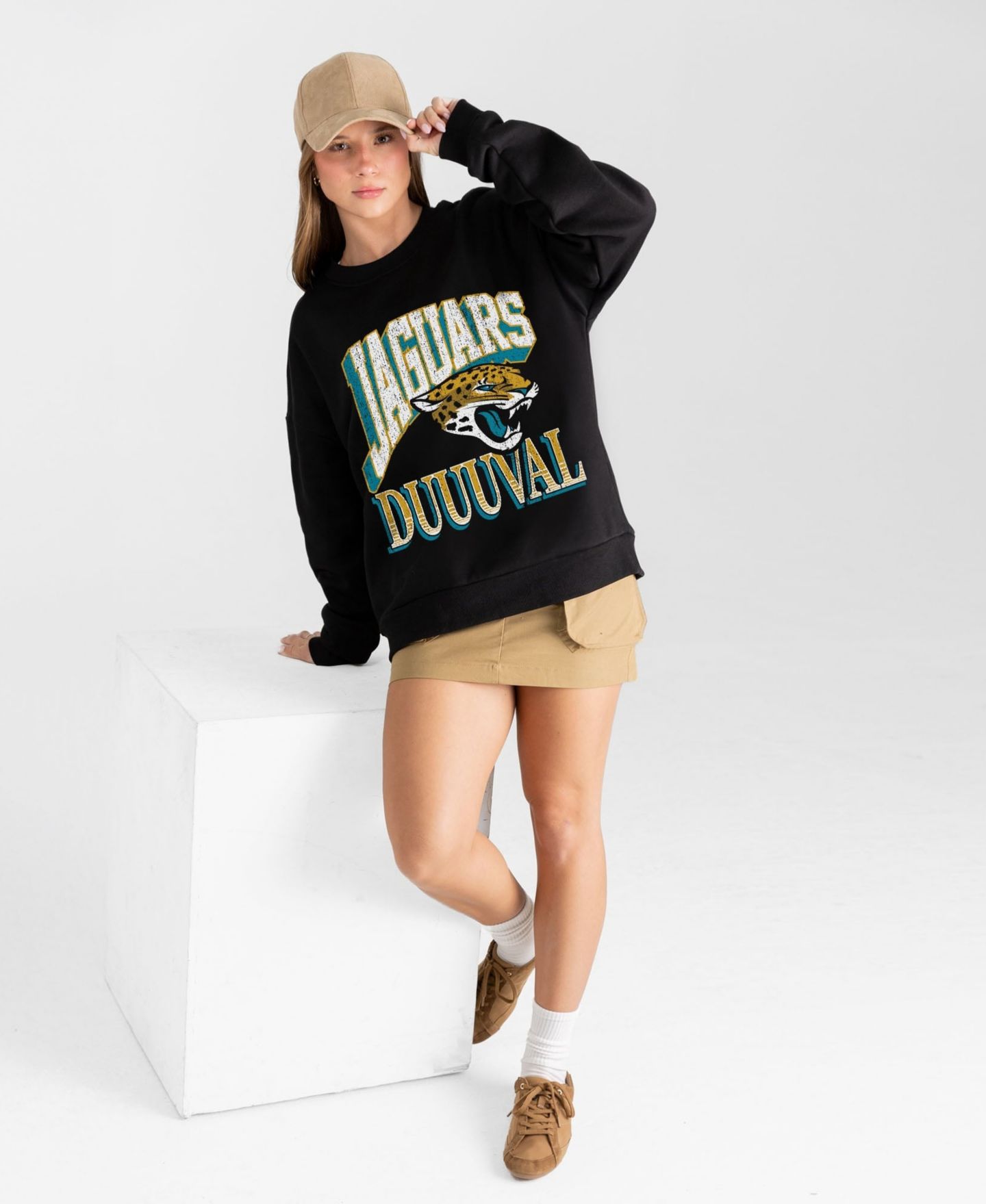 Женская толстовка Gameday Couture Black Jacksonville Jaguars Victory Prime Black Label Premium Drop Shoulder — фото 3