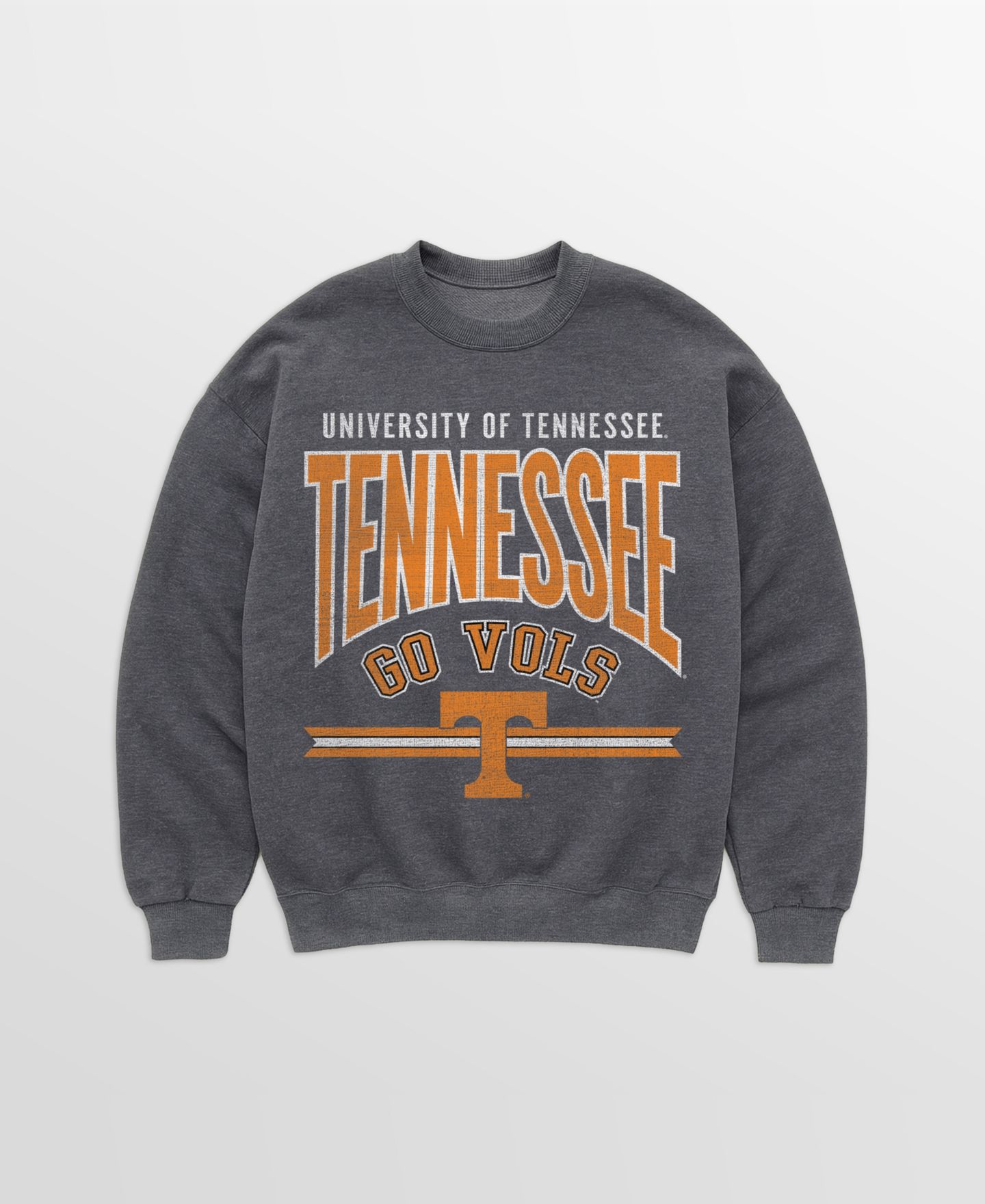 Женская толстовка Gameday Couture Charcoal Tennessee Volunteers Kickoff Classic Oversized Premium Drop Shoulder — фото 5