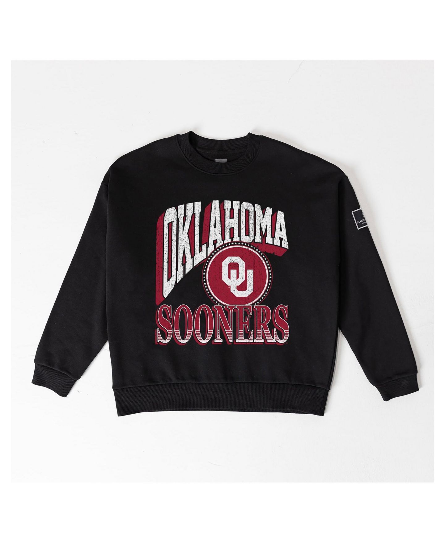 Женская толстовка Gameday Couture Black Oklahoma Sooners Victory Black Label Premium Drop Shoulder — фото 6