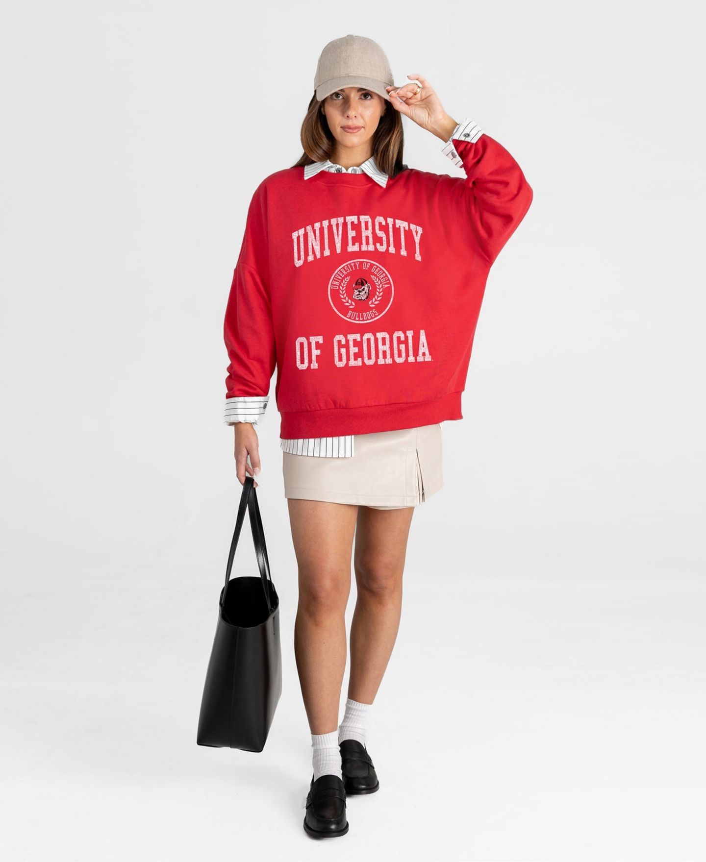 Женская толстовка Gameday Couture Red Georgia Bulldogs Prime Play — фото 3