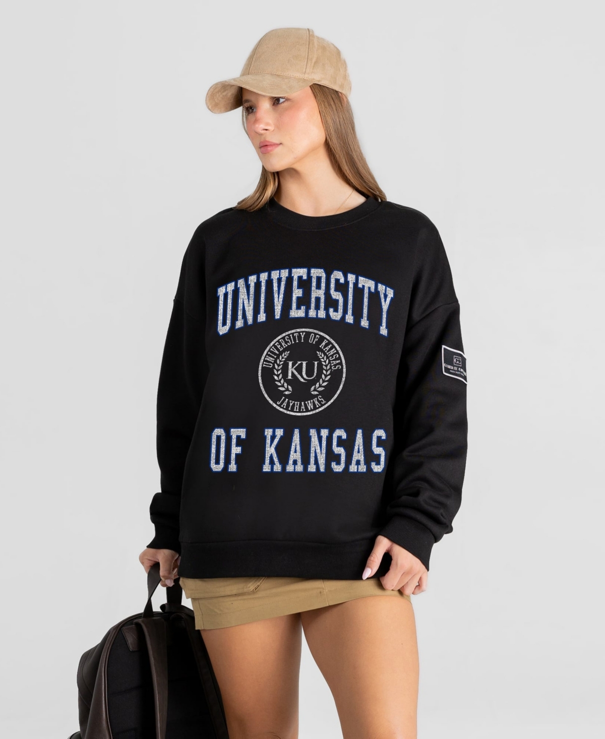 Gameday Couture Women's Black Kansas Jayhawks Fierce Flow Black Label Sweatshirt - Black