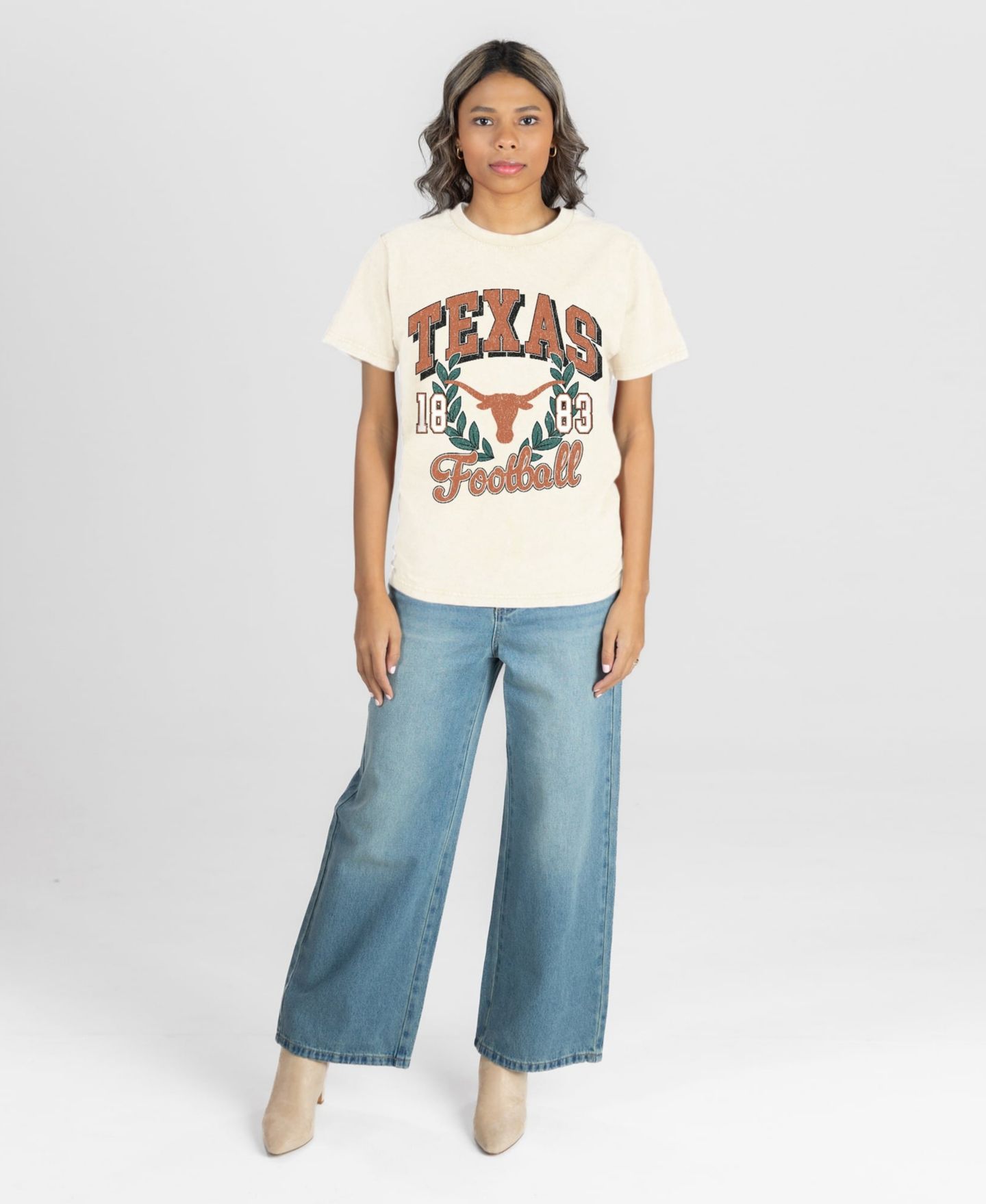 Женская футболка Gameday Couture Natural Texas Longhorns Raised on Victory — фото 3