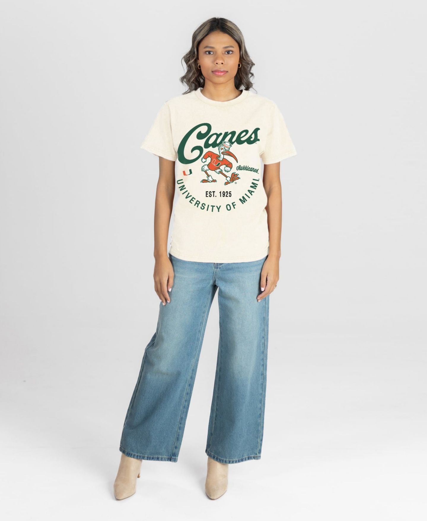 Женская футболка Gameday Couture Natural Miami Hurricanes You Know Our Name — фото 3