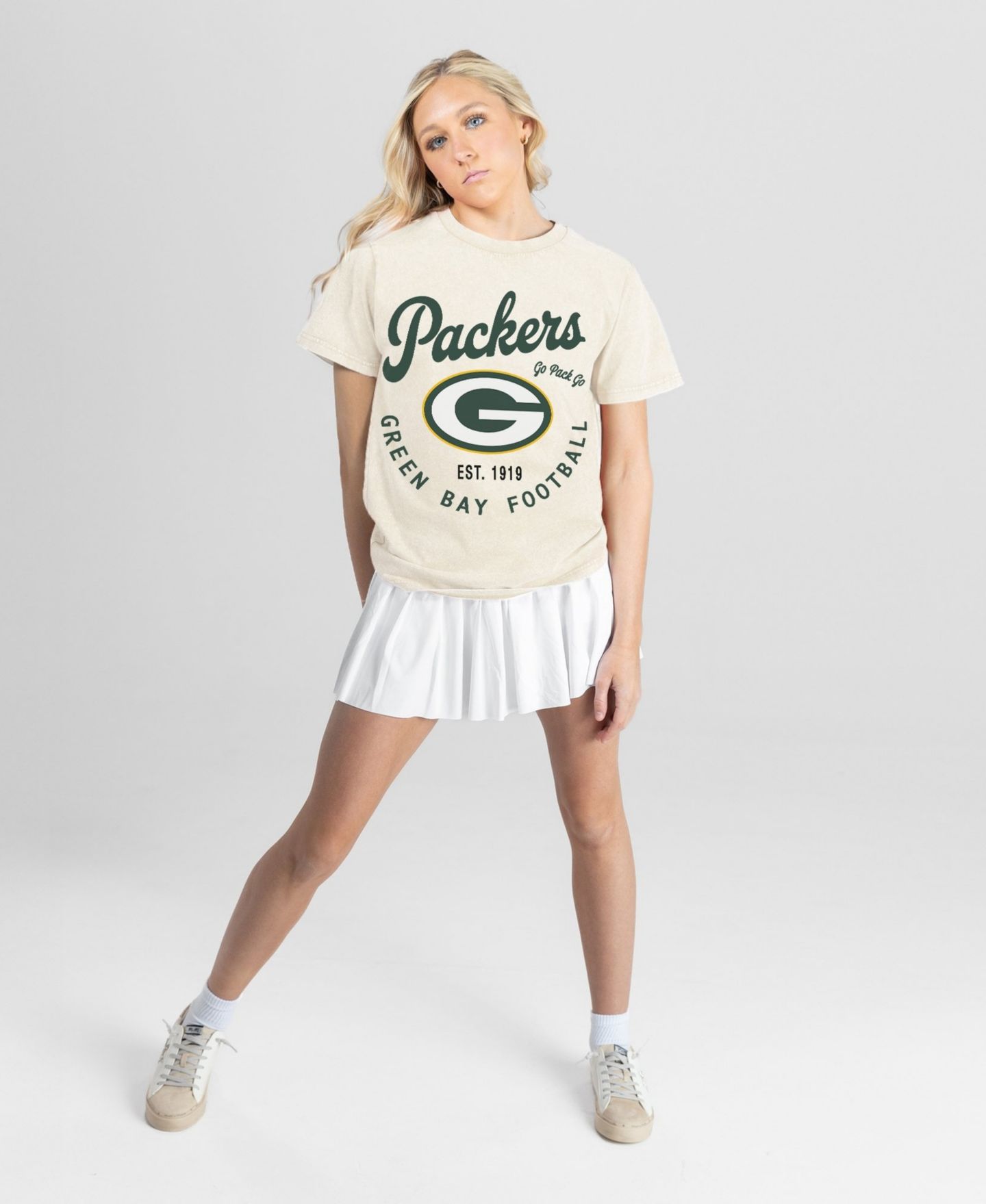 Женская футболка Gameday Couture Natural Green Bay Packers You Know Our Name — фото 3