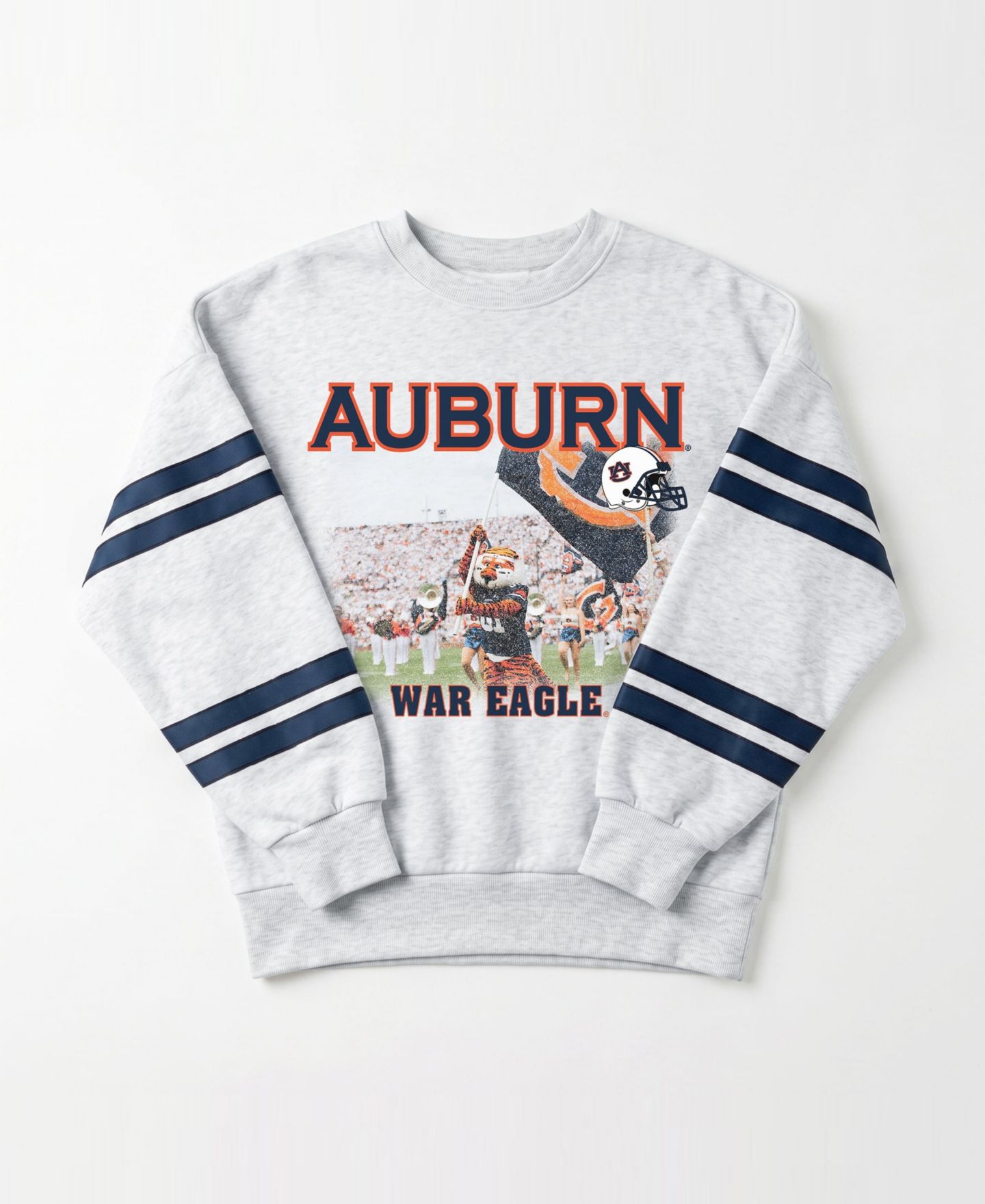 Женская толстовка Gameday Couture Ash Auburn Tigers Off the Grid Oversized Fleece — фото 4
