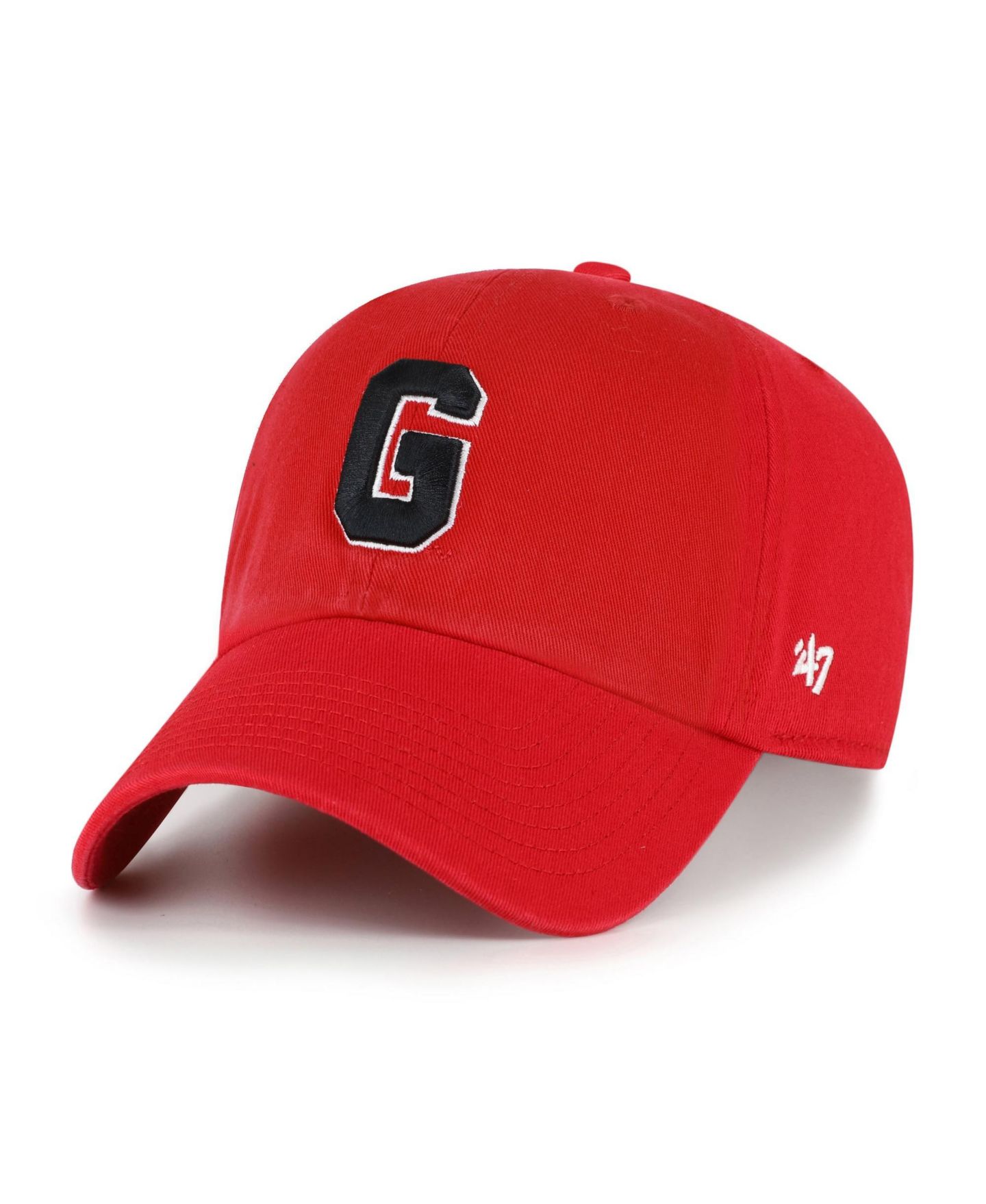 Мужская кепка '47 Brand Red Georgia Bulldogs Vault Clean Up Adjustable Hat — фото 1