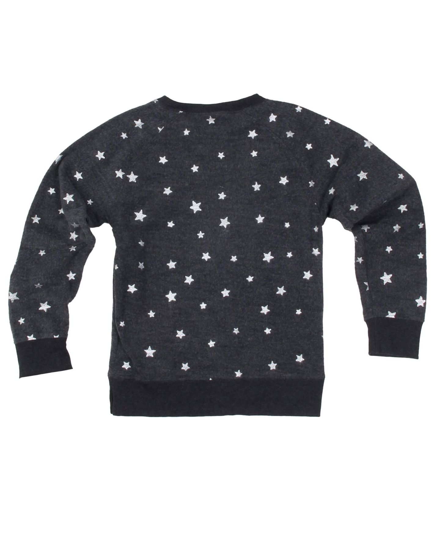 Толстовка Wes & Willy Black Iowa Hawkeyes Shimmer Star Reverse Fleece для девочек — фото 2