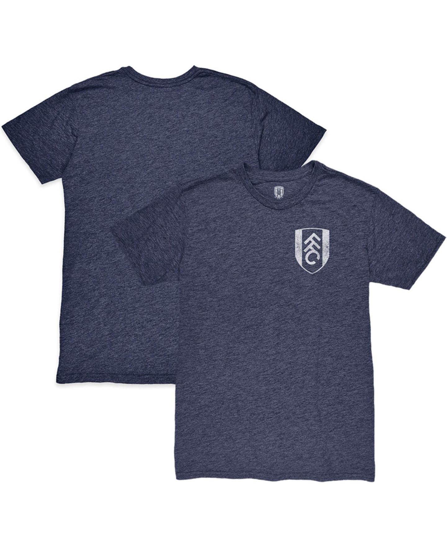 Мужская футболка 1863FC Heather Navy Fulham Front Back Date Twisted Tri-Blend — фото 1