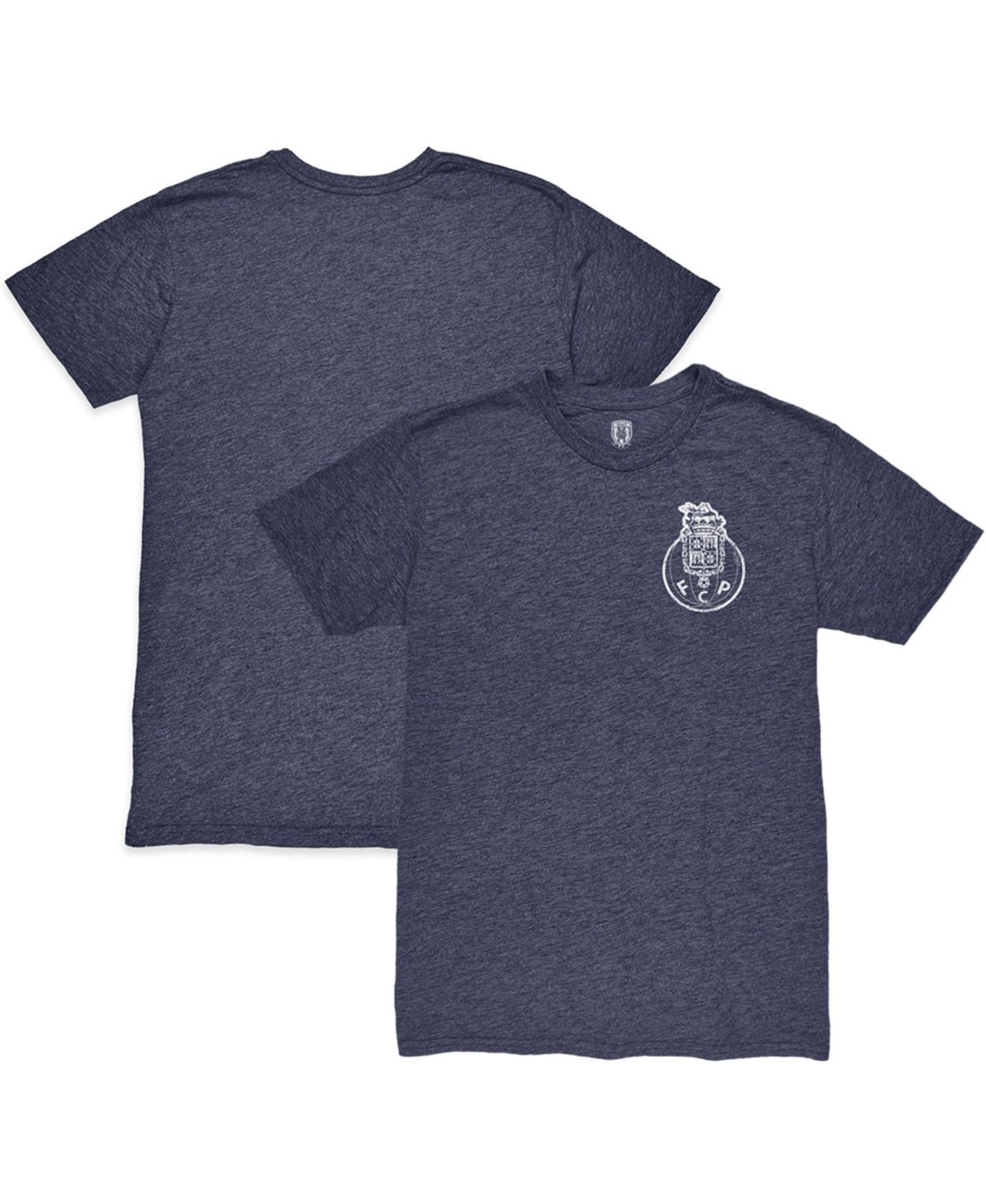 Мужская футболка 1863FC Heather Navy FC Porto Front Back Date Twisted Tri-Blend — фото 1