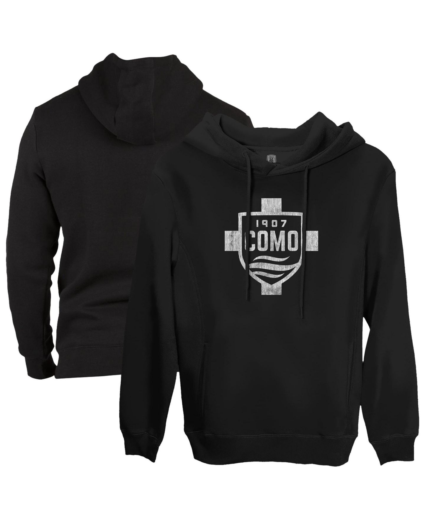 Мужское худи 1863FC Black Como 1907 Fleece Pullover — фото 1