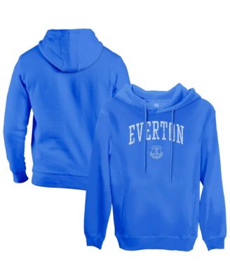 Men's Blue Everton Wordmark Fleece Pullover Hoodie