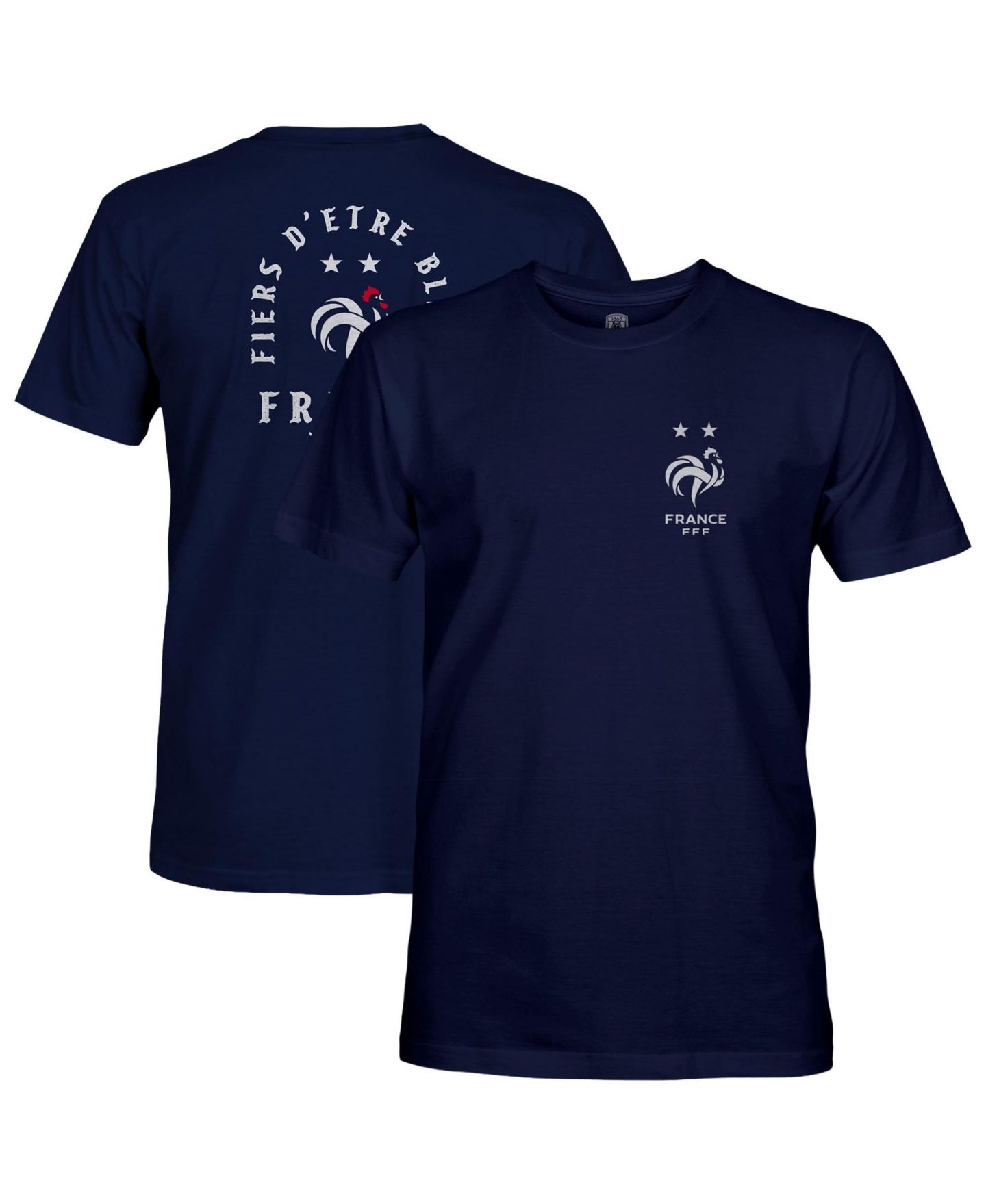 Мужская футболка 1863FC Navy France National Team True To Glory Heavyweight — фото 1
