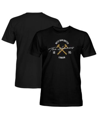 Men's Black West Ham United Script T-Shirt
