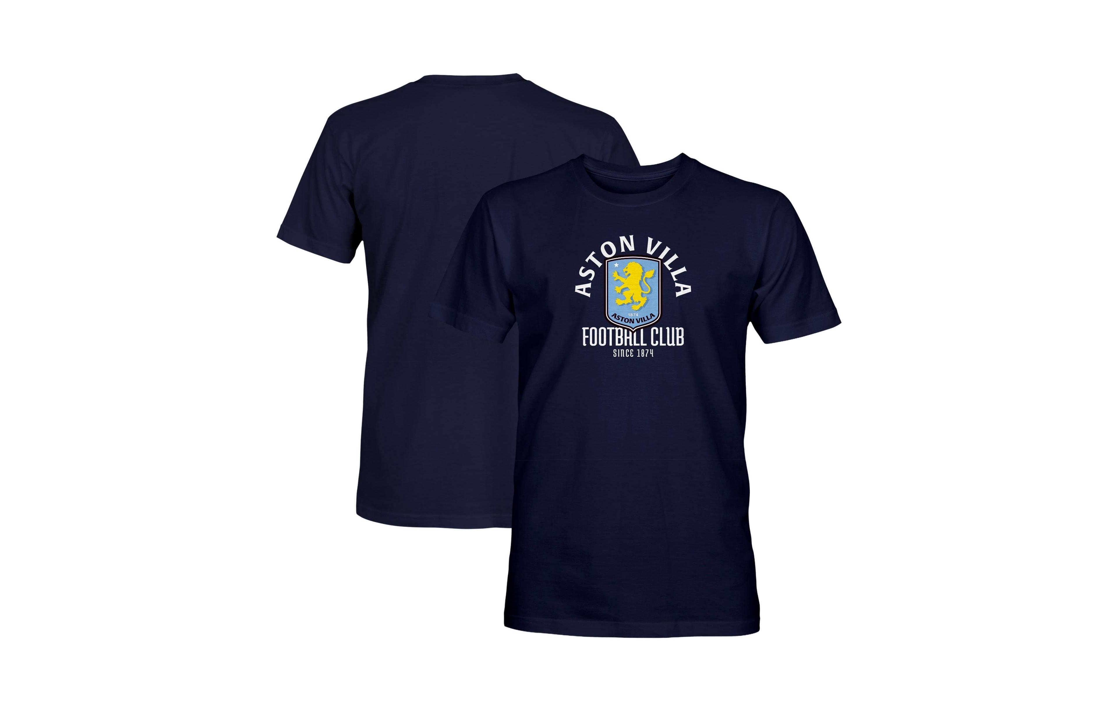 1863FC Men's Navy Aston Villa Established Location T-Shirt