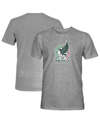 Men's Gray Mexico National Team Color Badge Vintage Tri-Blend T-Shirt