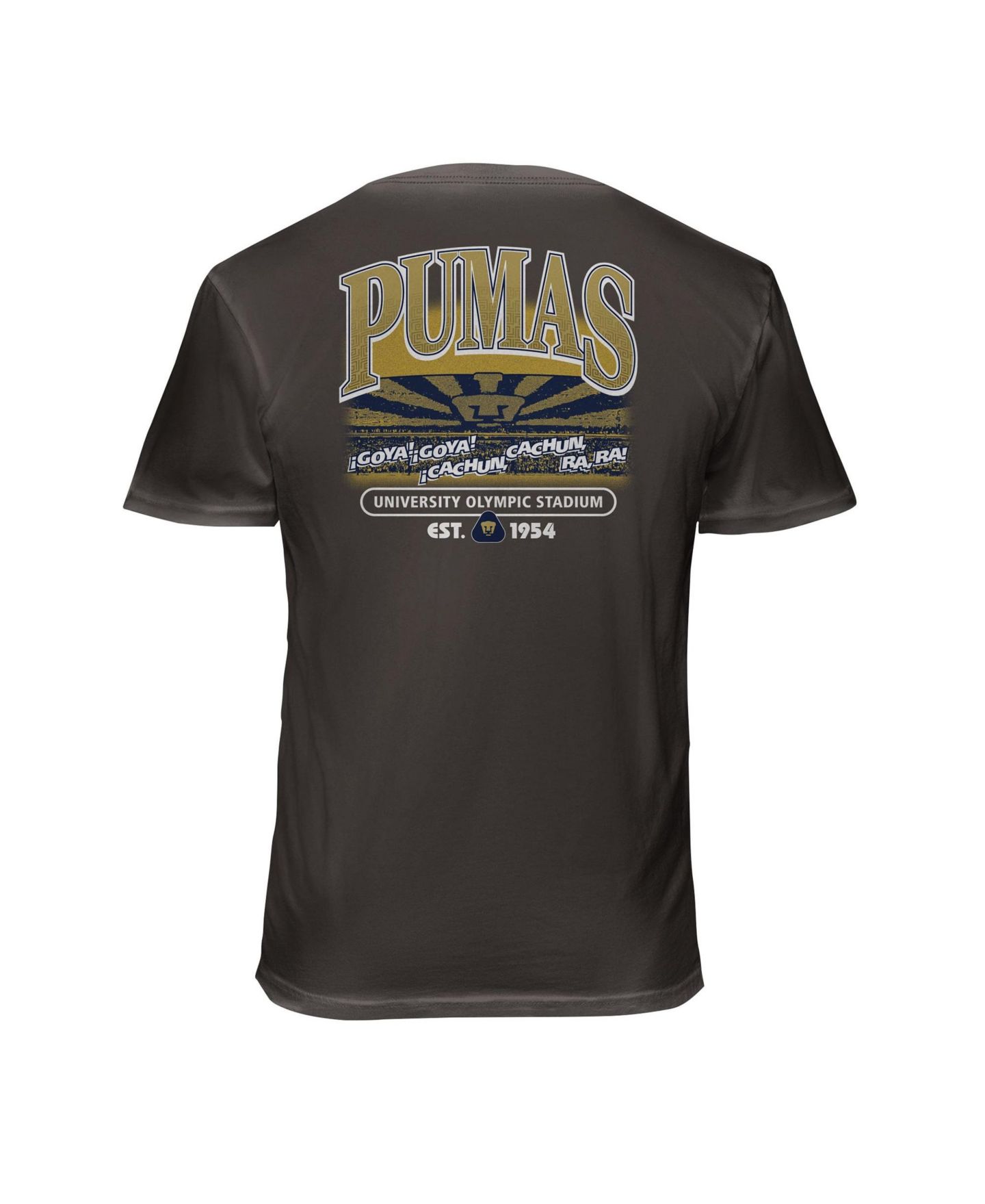 Мужская футболка 1863FC Gray Pumas Wordmark Cotton — фото 3