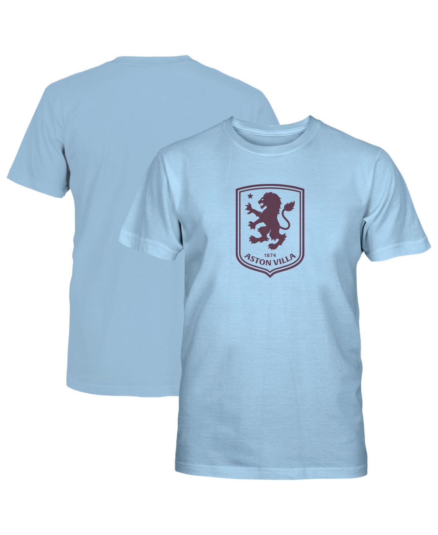 Детская футболка 1863FC Light Blue Aston Villa Mono Badge — фото 1