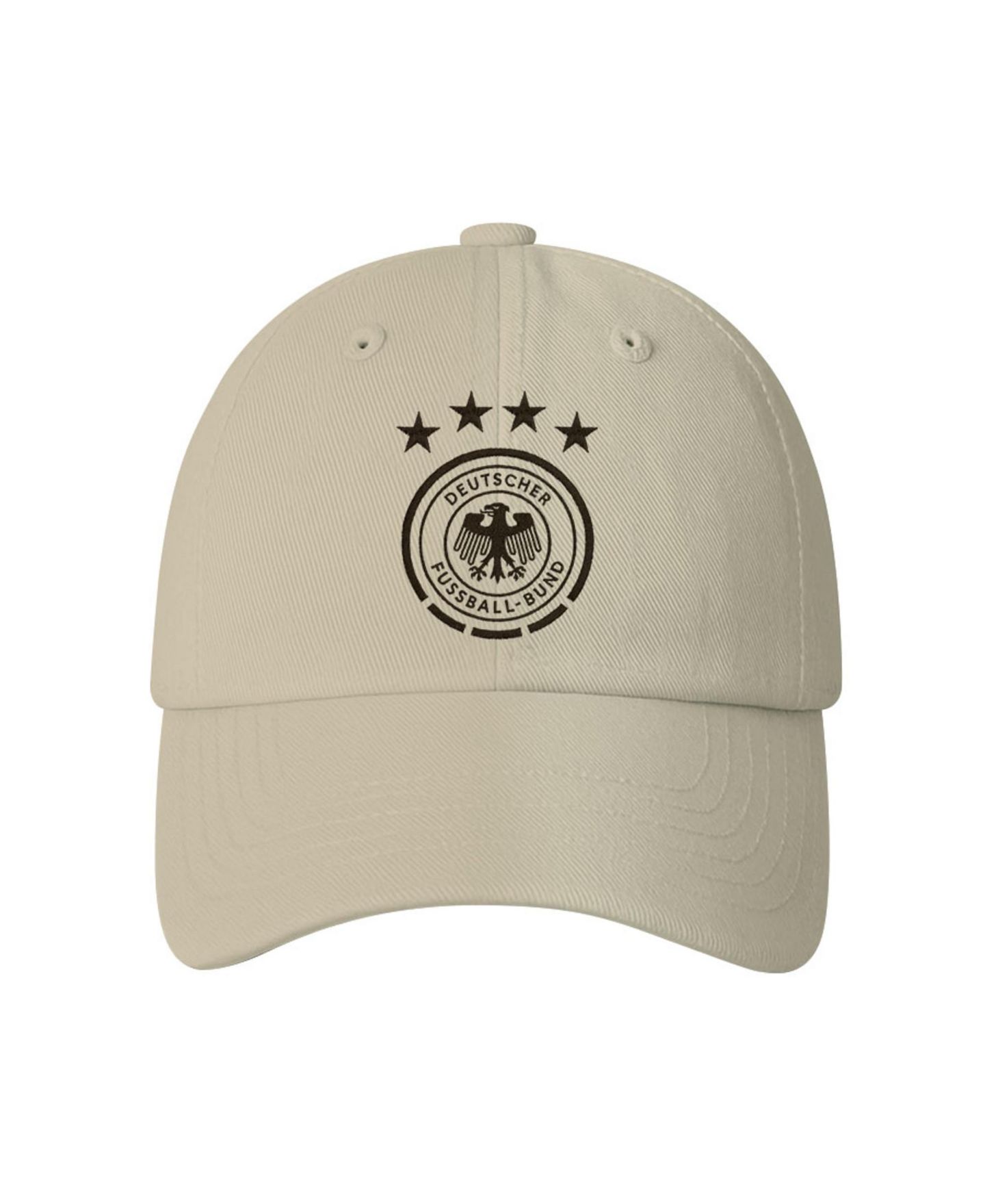 Мужская кепка 1863FC Cream Germany National Team Retro Badge Crew Adjustable Hat — фото 2