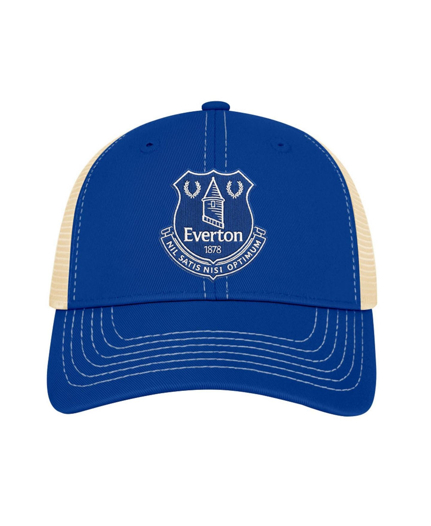 Мужская кепка 1863FC Blue Everton Color Badge Offroad Adjustable Trucker Hat — фото 2