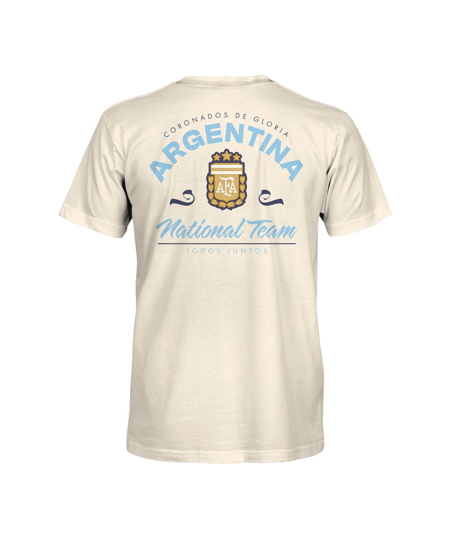 Мужская футболка 1863FC Cream Argentina National Team Flourish — фото 3