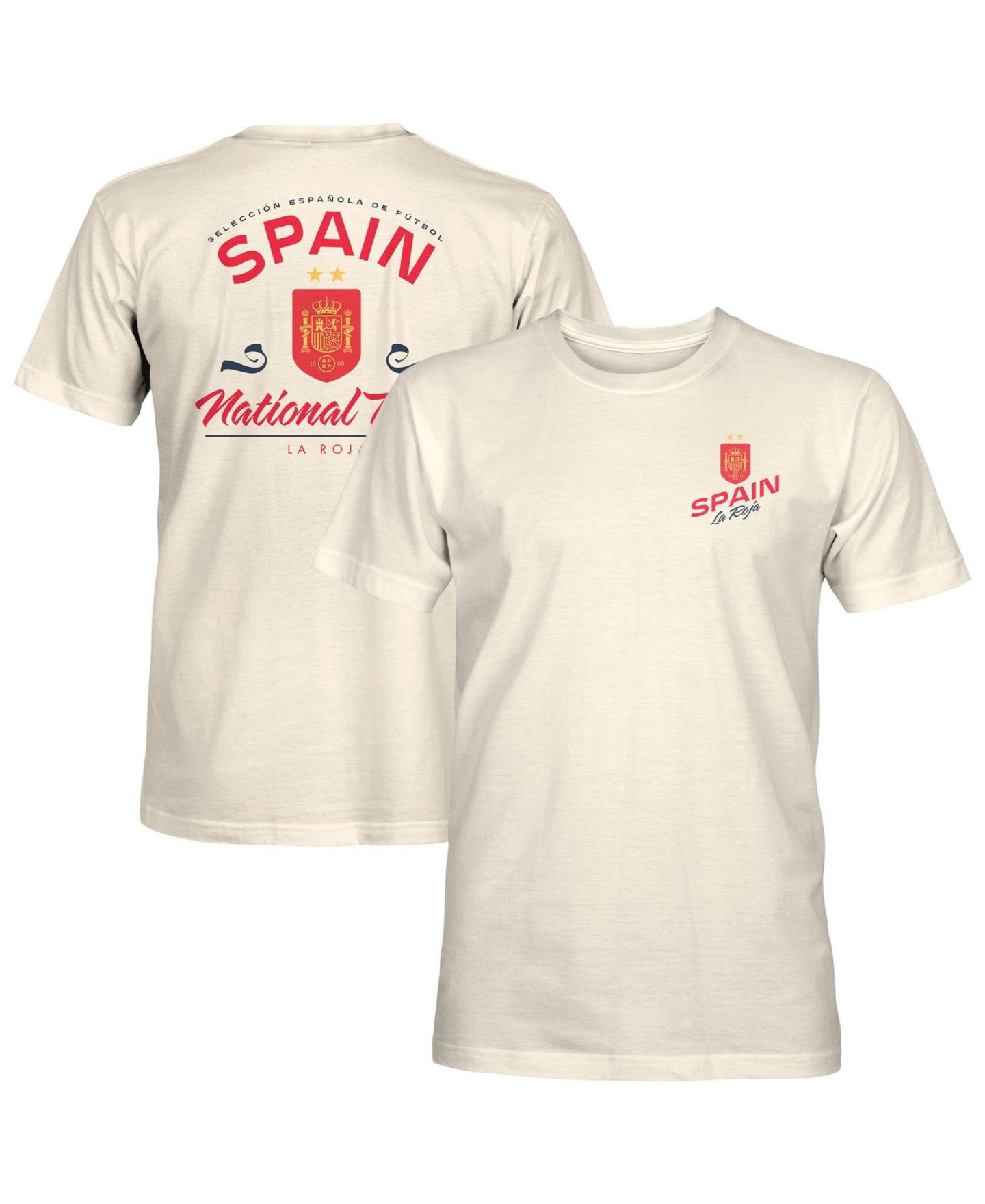 Мужская футболка 1863FC Cream Spain National Team Flourish — фото 1