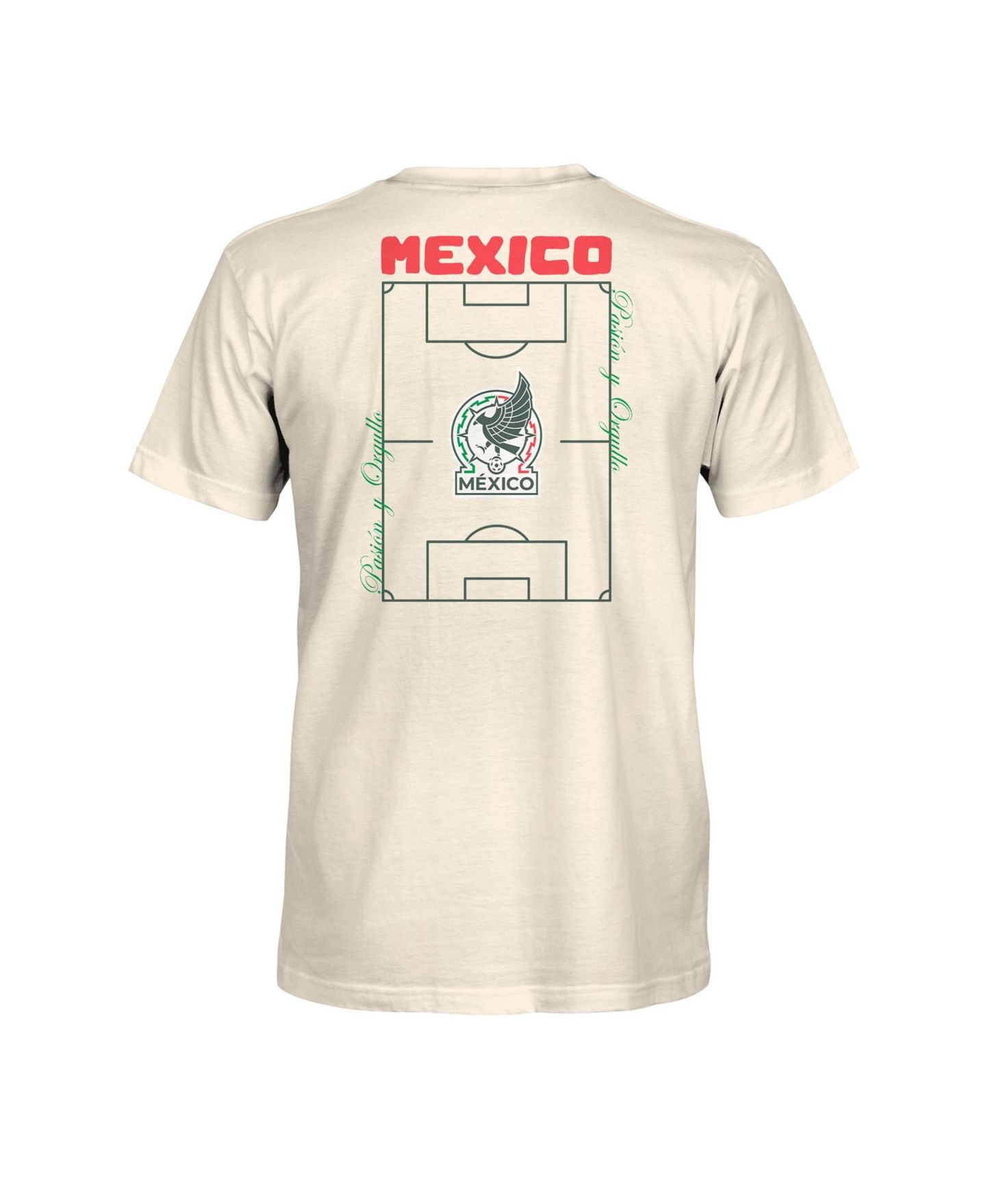 Мужская футболка 1863FC Cream Mexico National Team Own the Pitch — фото 3