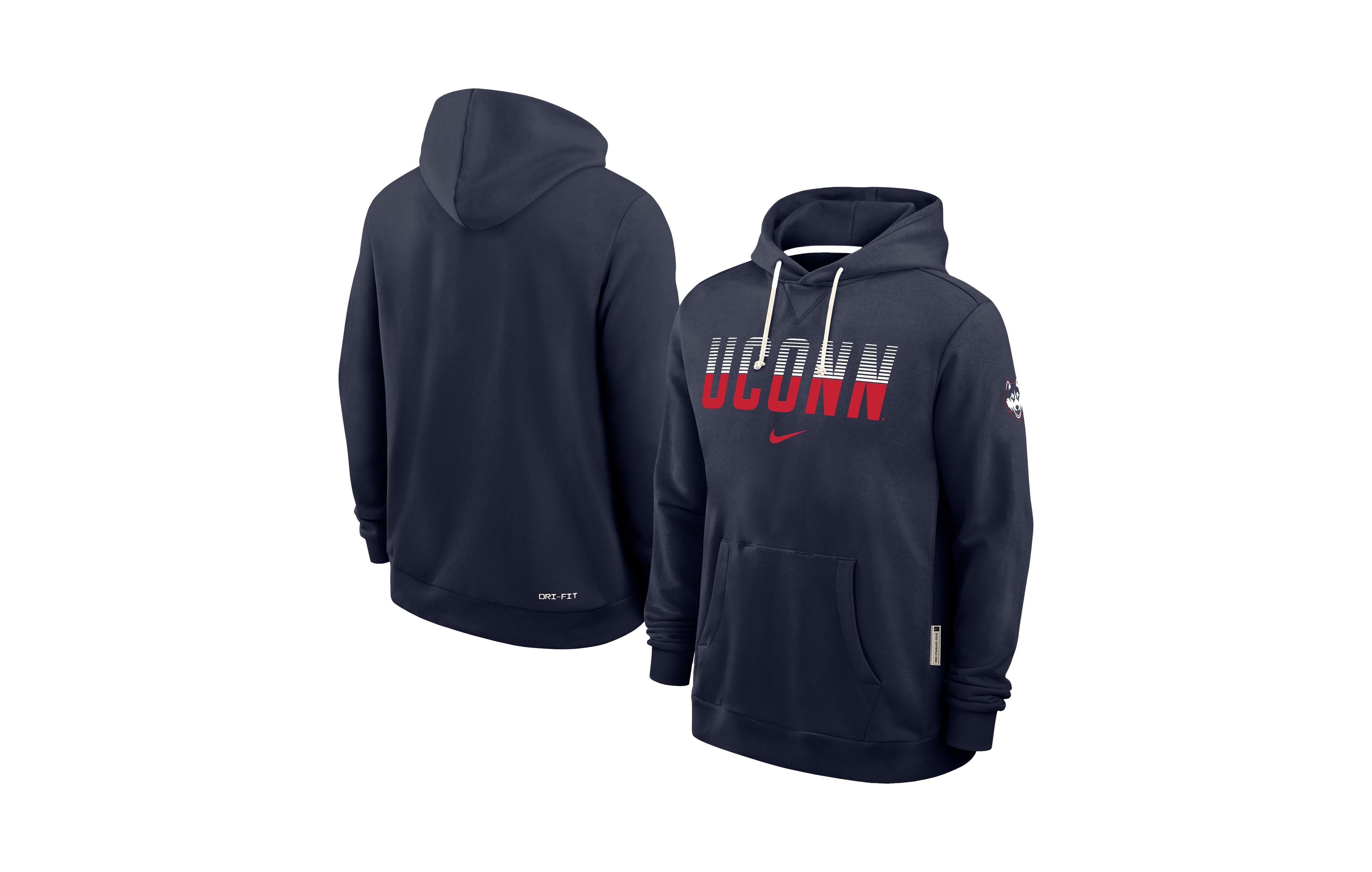 Nike Men's Navy UConn Huskies 2026 Sideline Standard Issue Dri-fit Hoodie