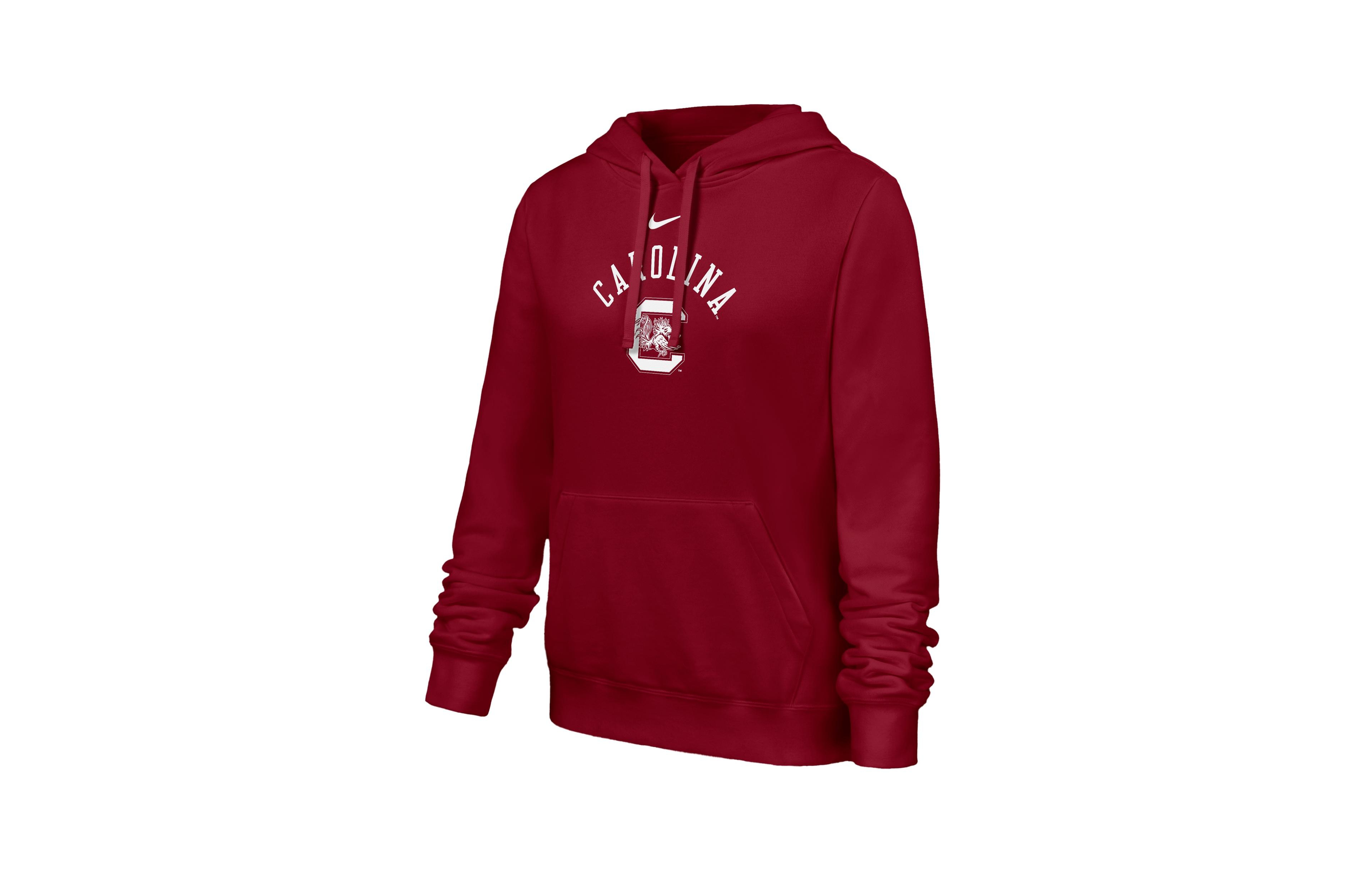 Nike Women's Garnet South Carolina Gamecocks Club Fleece Hoodie