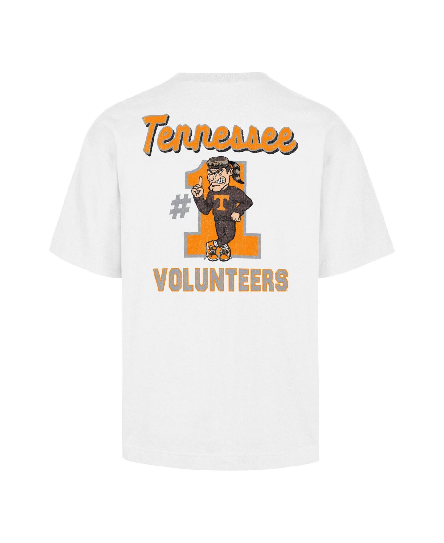Мужская футболка '47 Brand White Tennessee Volunteers 1 Mascot Foundation — фото 3