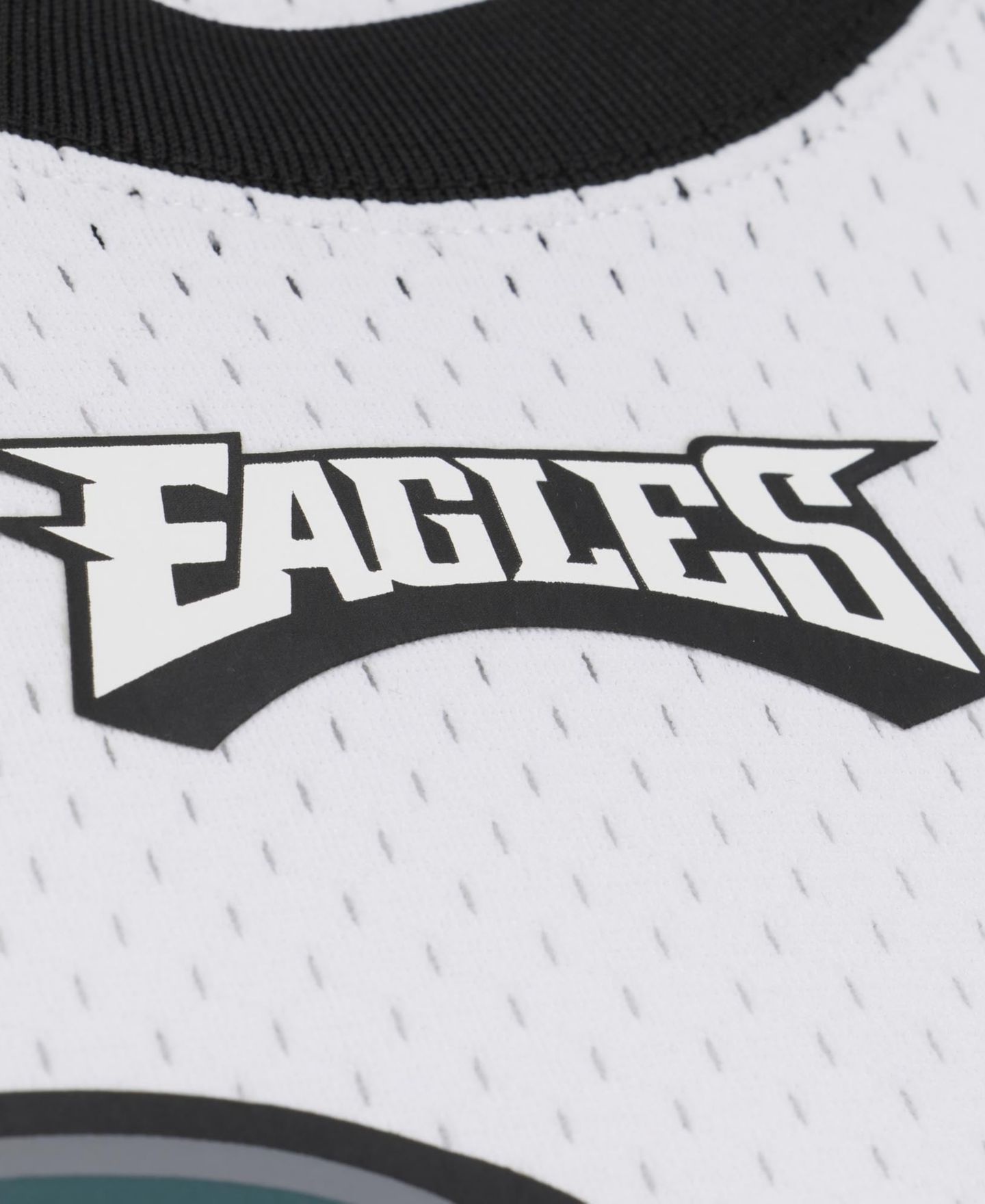 Мужской топ Mitchell & Ness Brian Dawkins White Philadelphia Eagles Retired Player Name & Number Mesh — фото 6