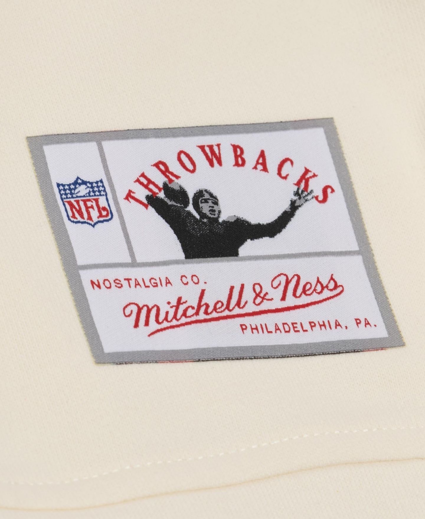 Женская толстовка Mitchell & Ness Sean Taylor Cream Washington Commanders Name & Number — фото 4