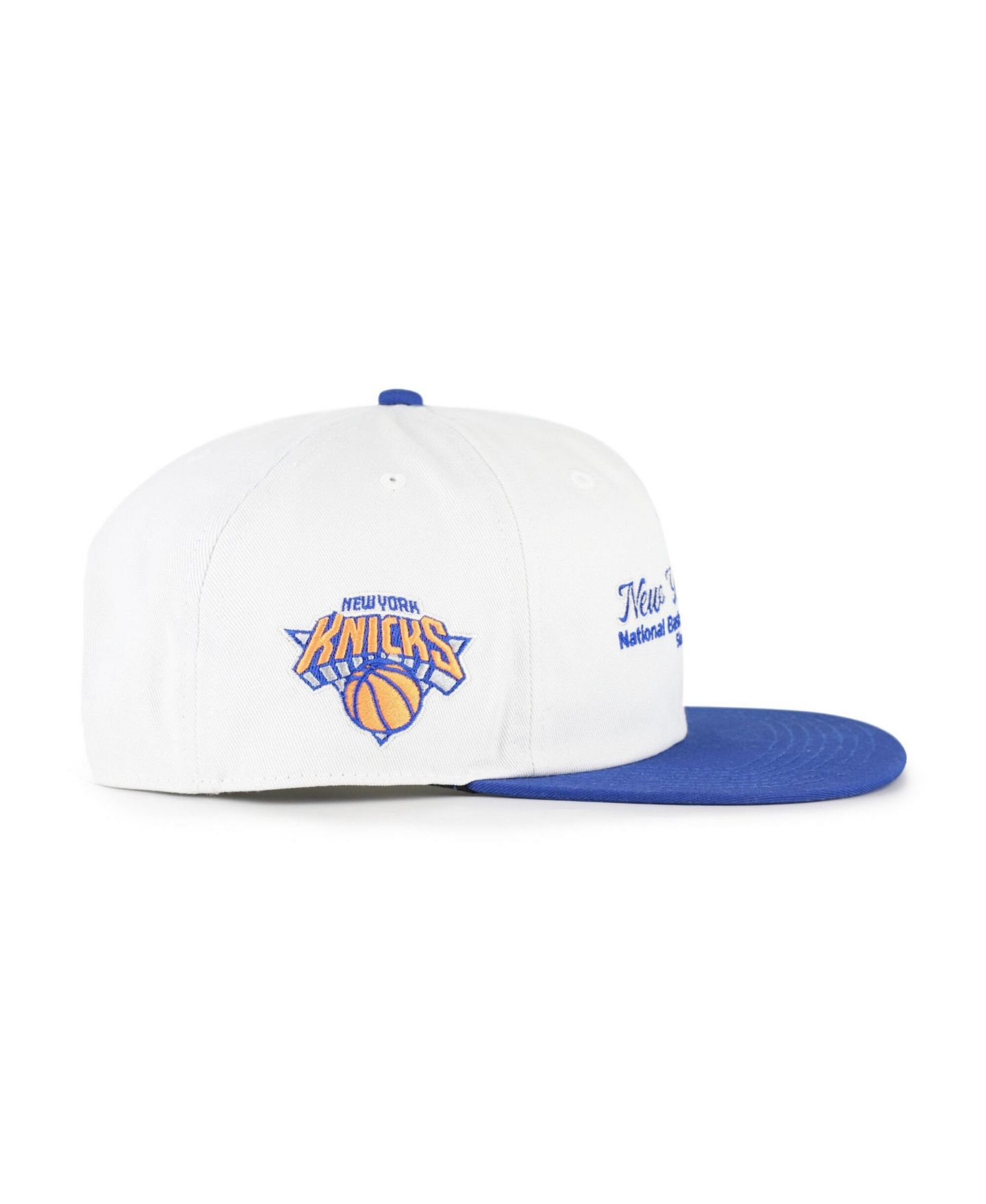Мужская кепка '47 Brand Cream New York Knicks Script Stack Captain Snapback Hat — фото 4