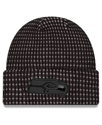 Men's Black Seattle Seahawks 2026 Sideline Cold Weather Cuffed Knit Hat
