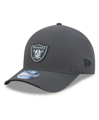 Men's Charcoal Las Vegas Raiders 2026 Sideline Cold Weather 9FORTY M-Crown Adjustable Hat