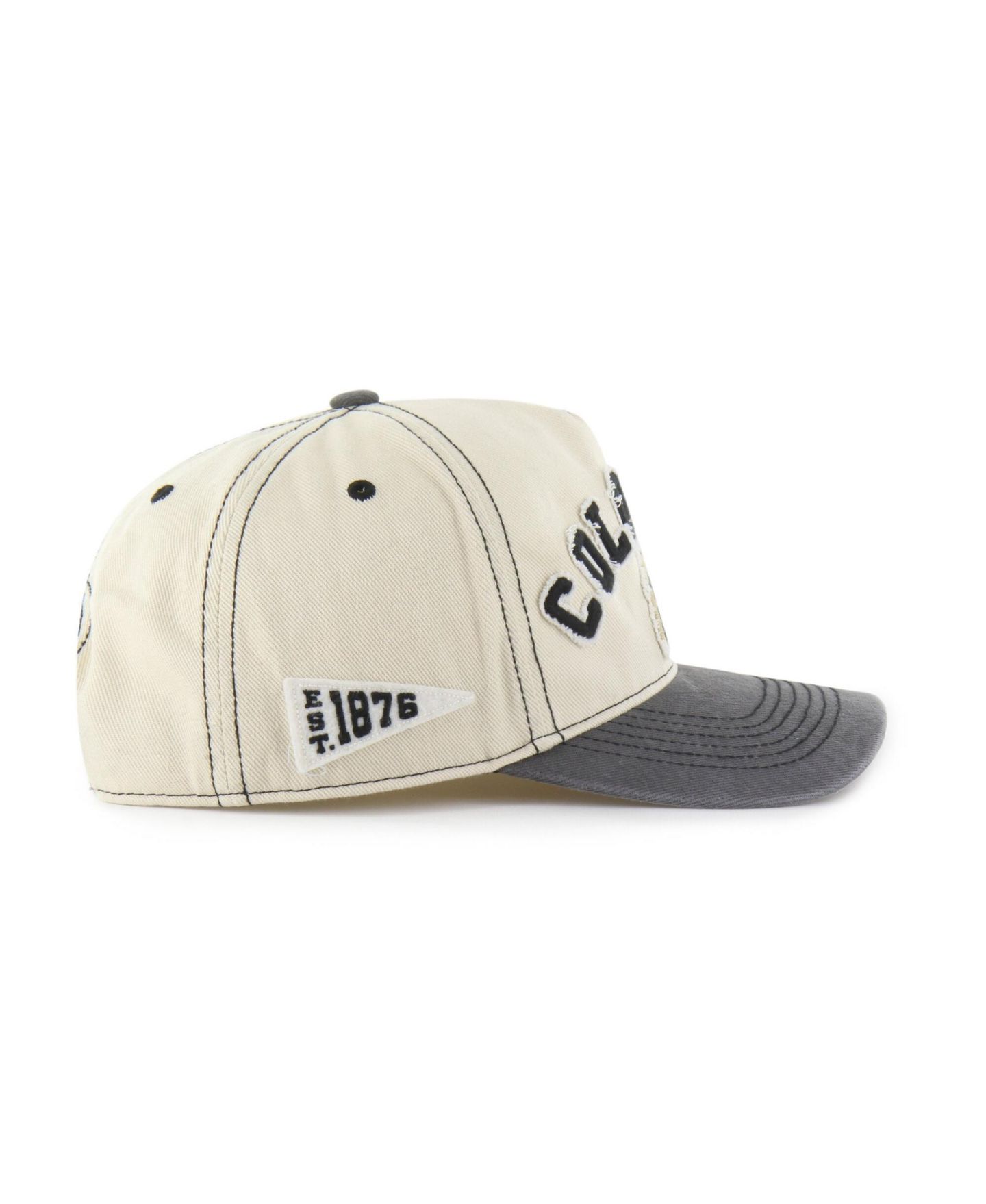 Кепка '47 Brand Tan/Black Colorado Buffaloes Well-Worn Calderwood Hitch Adjustable Hat — фото 3