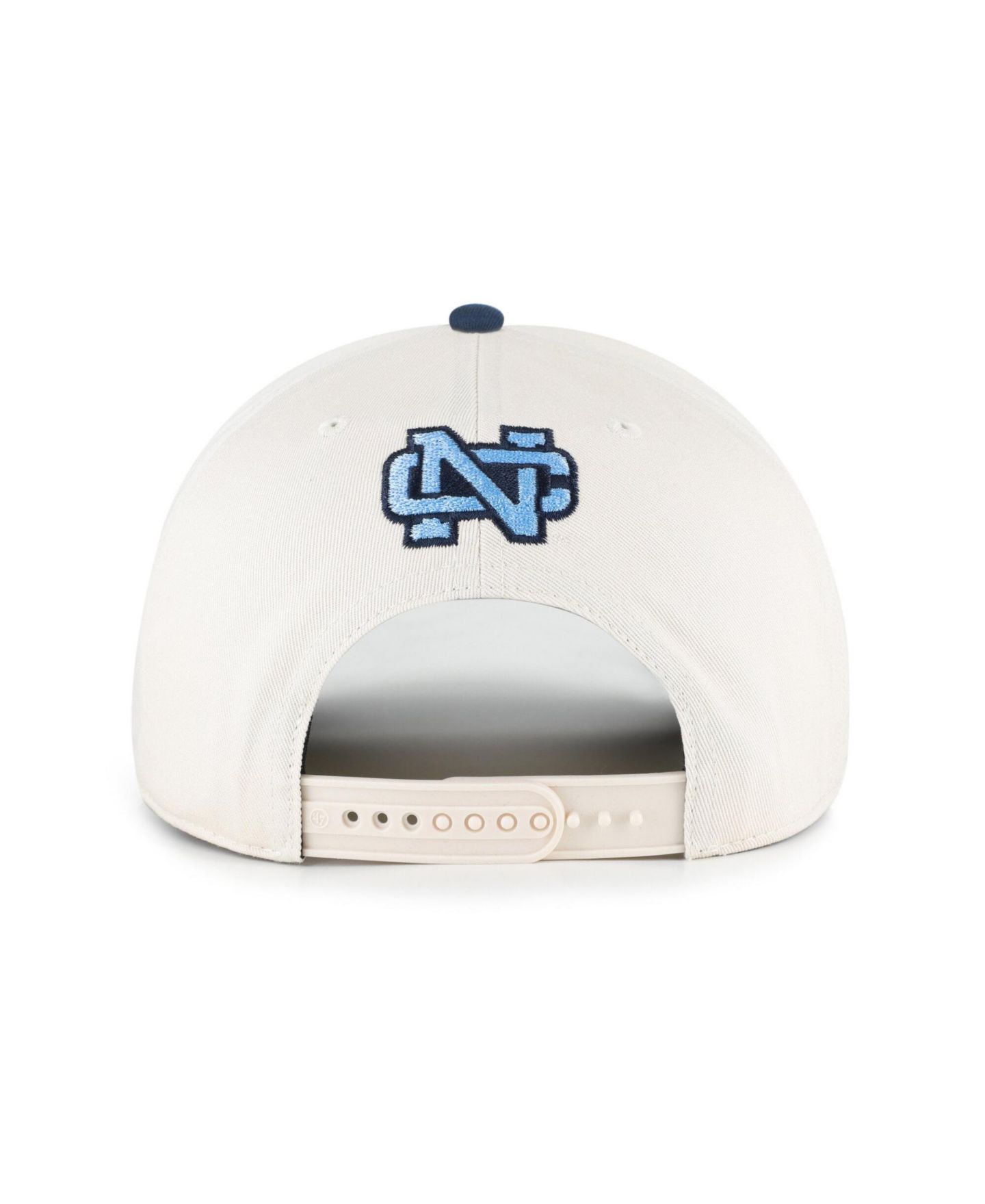 Женские головные уборы '47 Brand Cream/Navy North Carolina Tar Heels Rope Script Hitch Adjustable Hat — фото 3