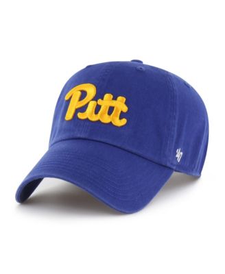 Men's Royal Pitt Panthers Logo Clean Up Adjustable Hat