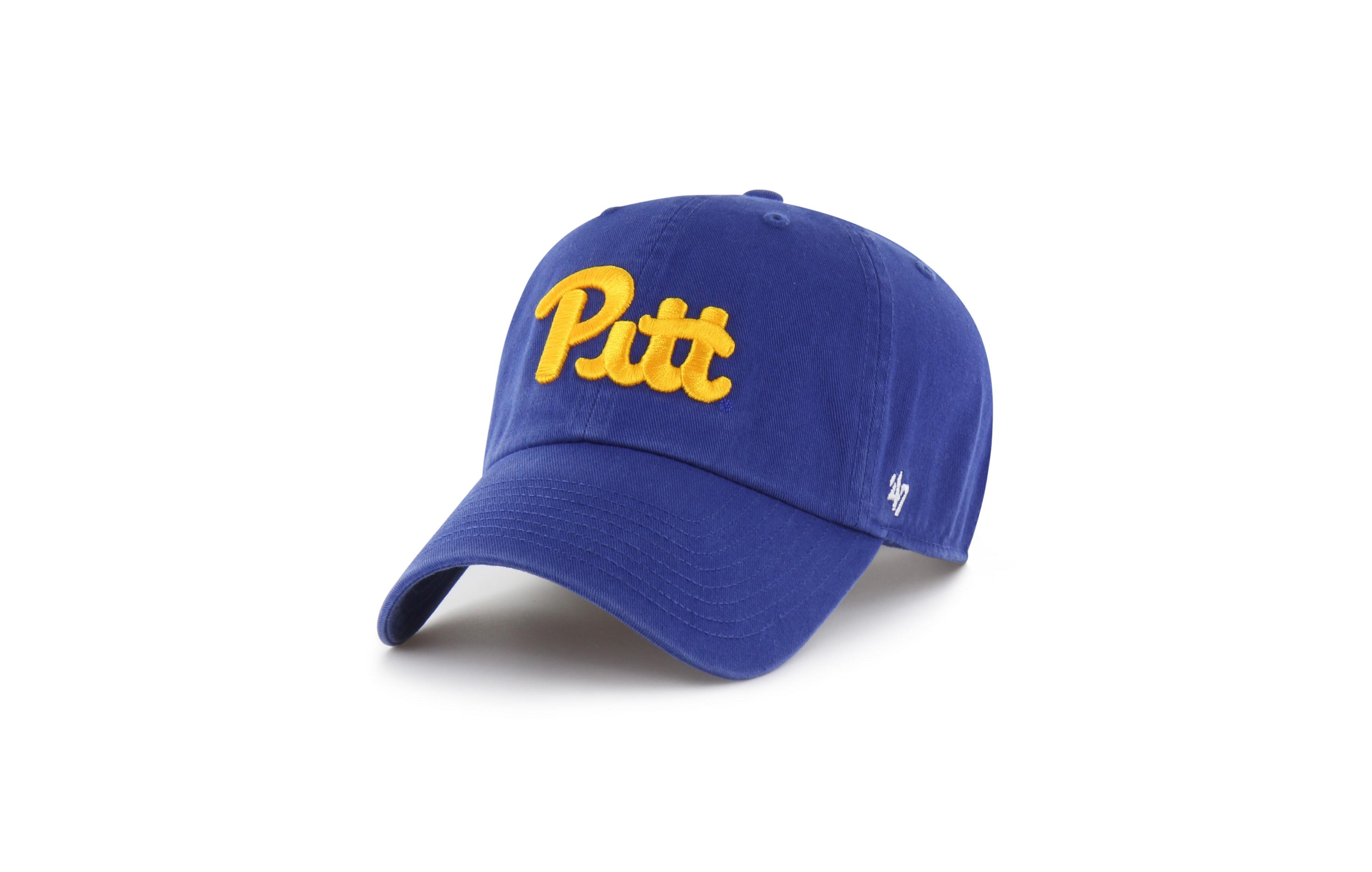 '47 Brand Men's Royal Pitt Panthers Logo Clean Up Adjustable Hat