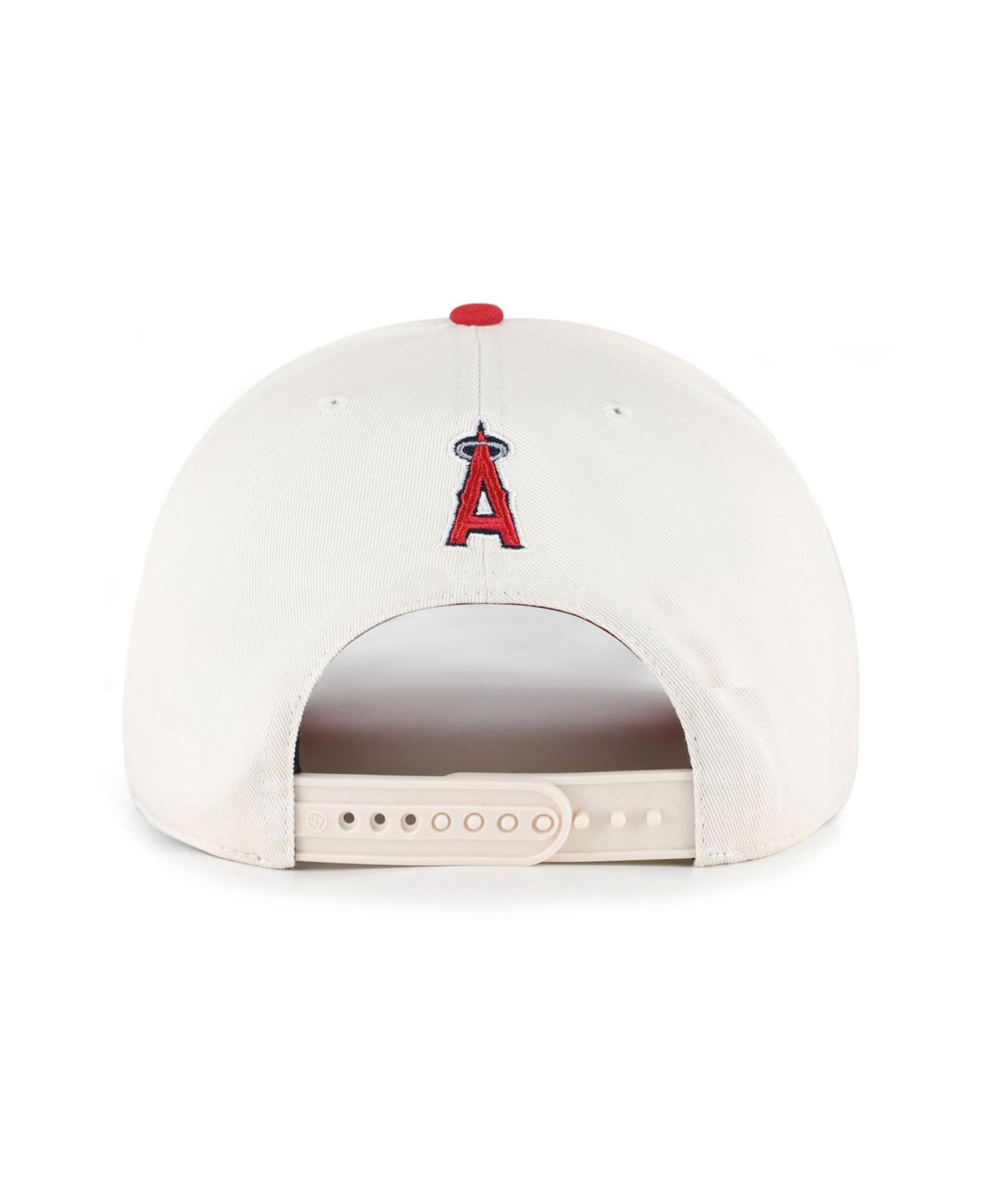 Кепка '47 Brand Natural/Red Los Angeles Angels Rope Script Hitch Adjustable Hat — фото 3