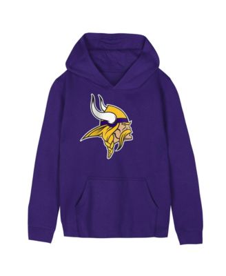 Preschool Purple Minnesota Vikings Primary Logo Fleece Hoodie