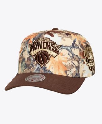 Men's and Women's Camo New York Knicks Leaf Camo Pro Adjustable Hat