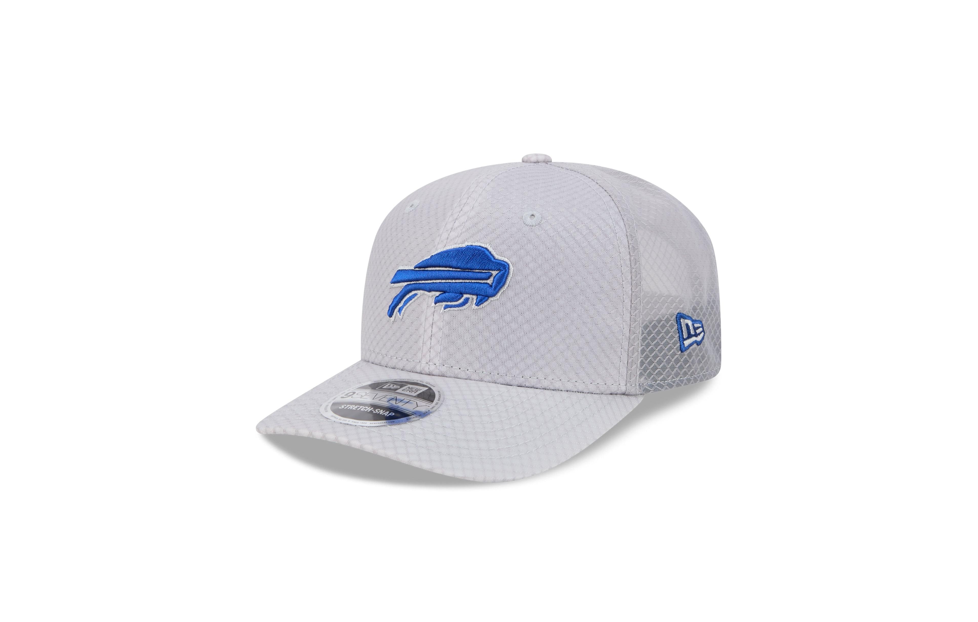 New Era Men's Gray Buffalo Bills Jock 9SEVENTY Adjustable Hat